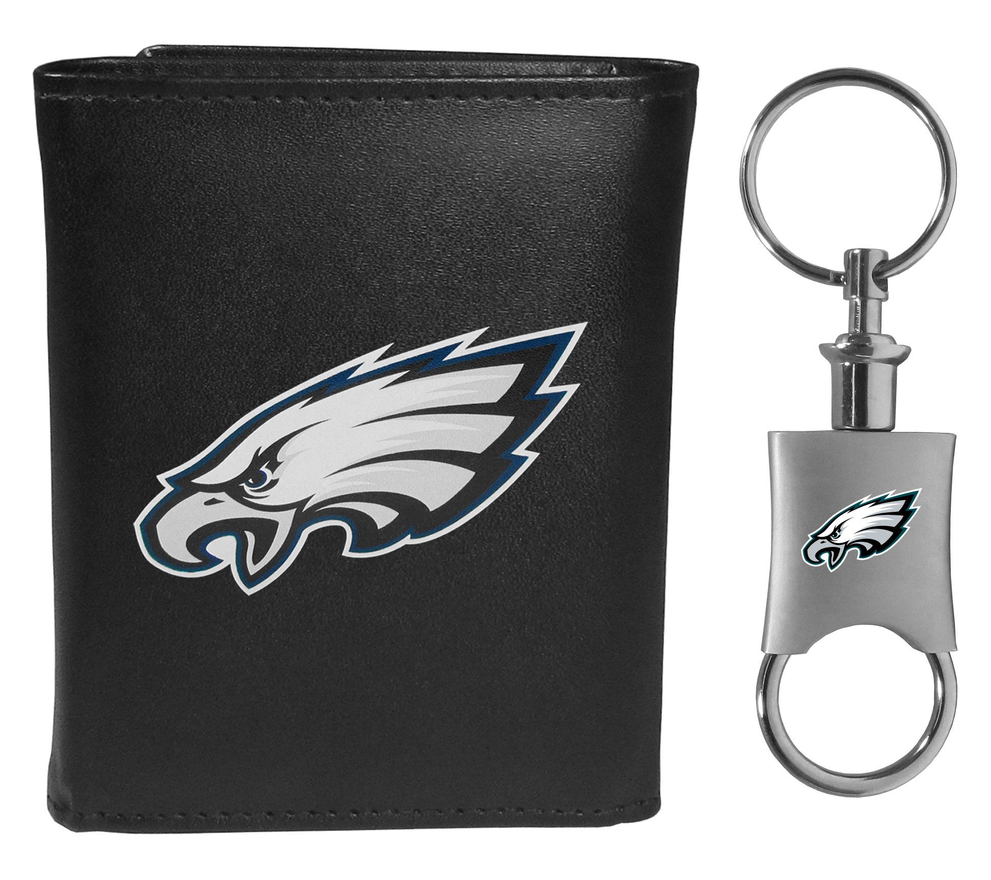Siskiyou Sports NFL Tri-fold Wallet & Valet KeyChain
