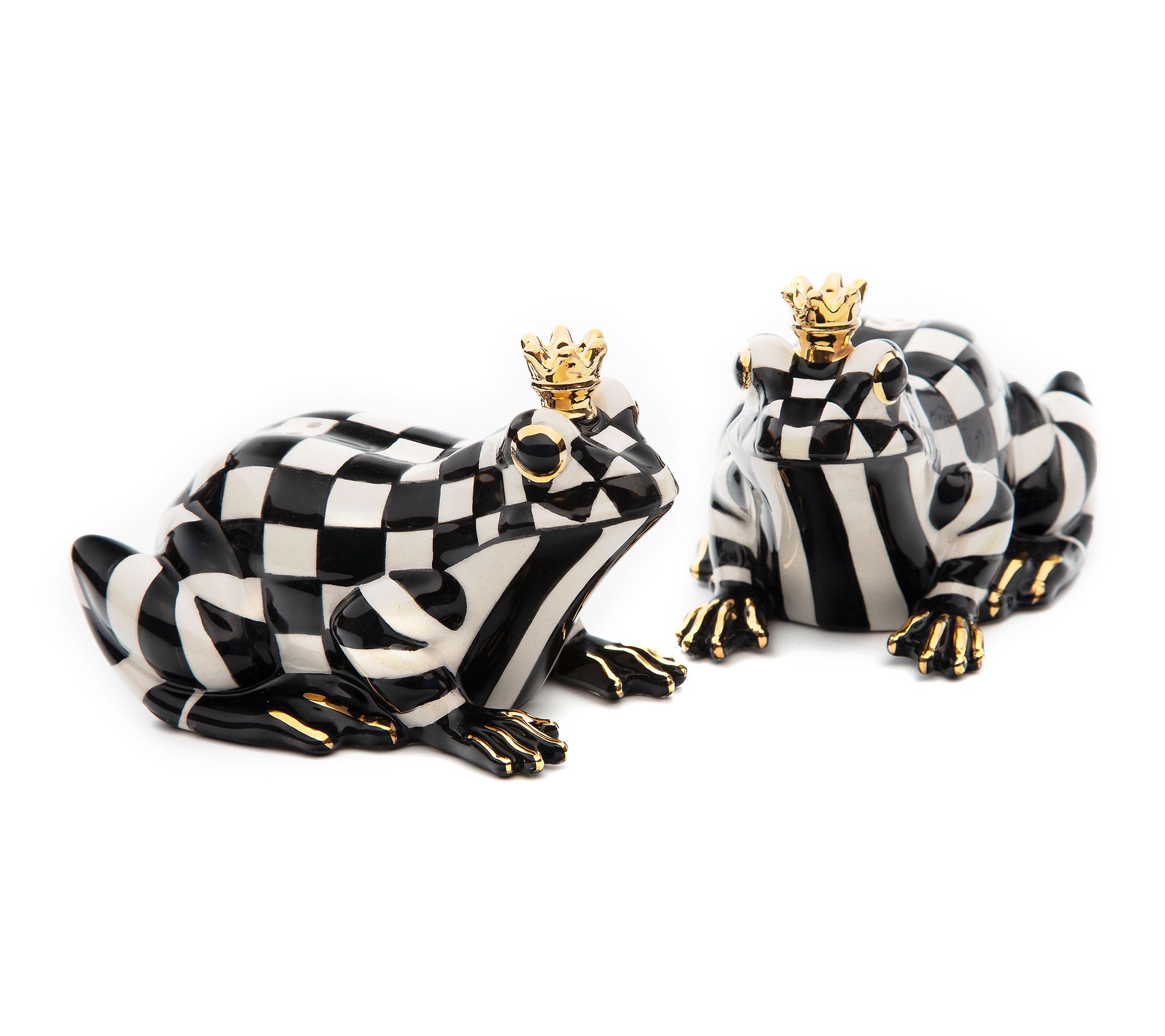"As Is" MacKenzie Childs Salt and Pepper Set