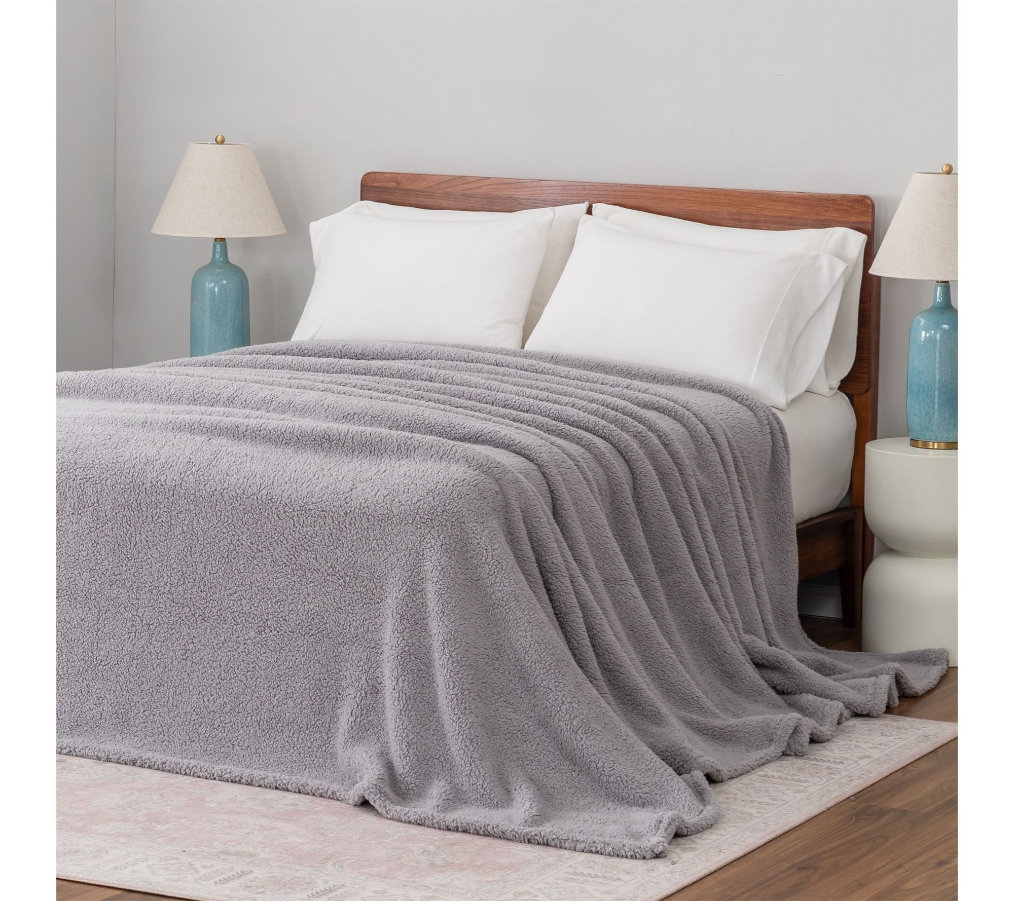 120x120 Oversized Sherpa Blanket by Jill Martin
