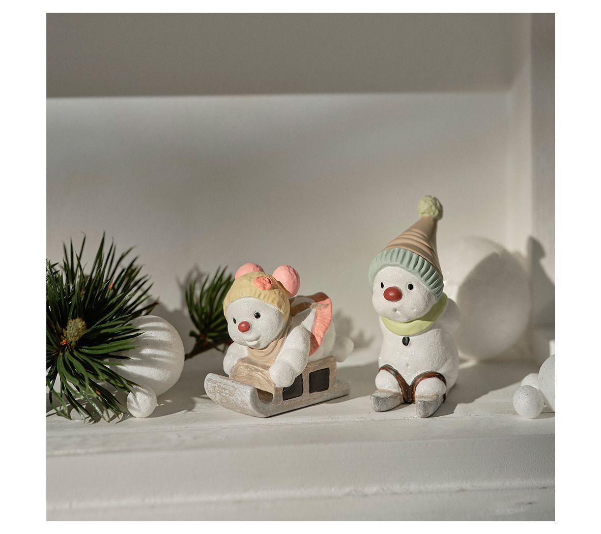 Klarborg Snowmen 2025 Vina & Vesti Figurine