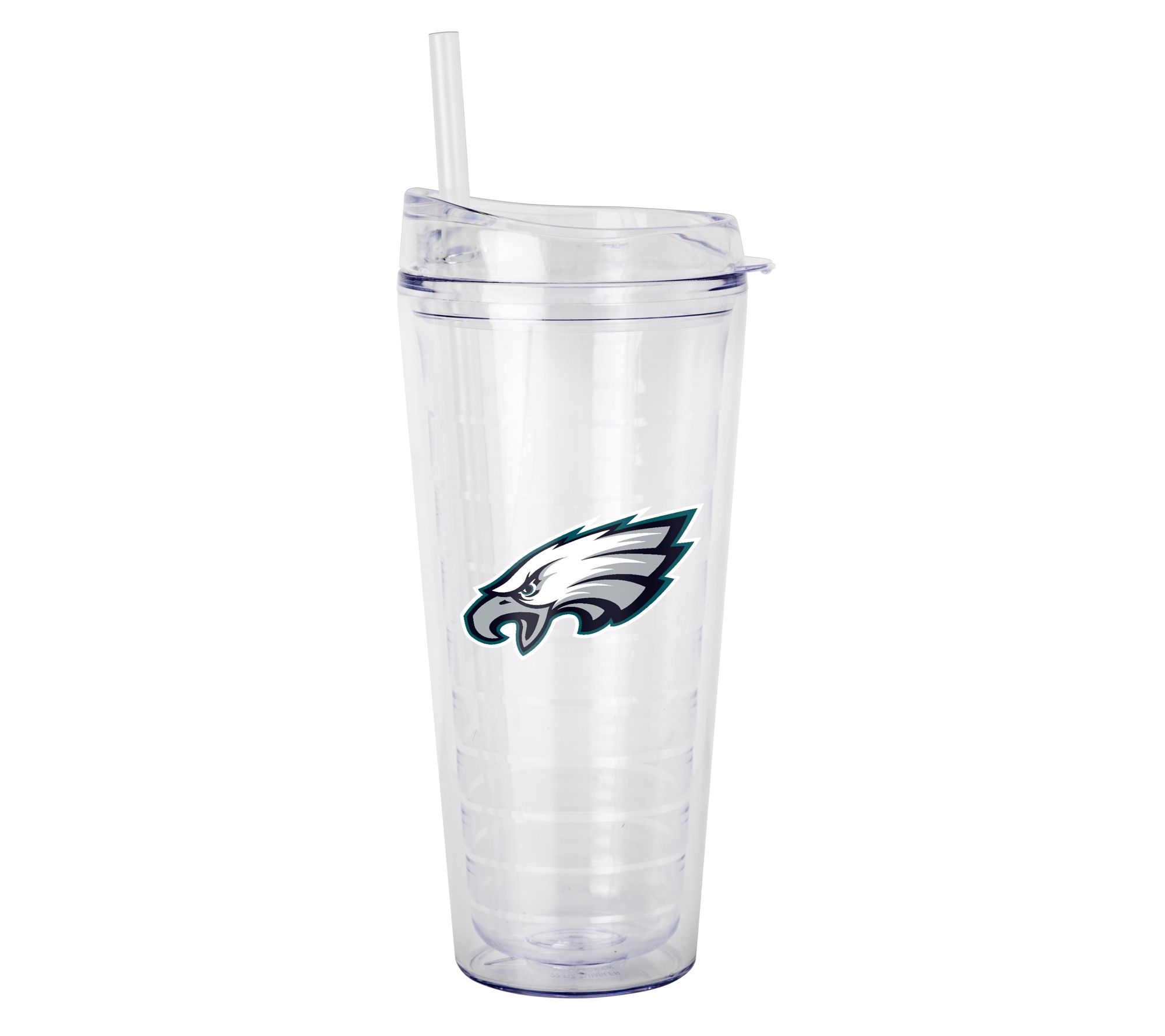 Logo Brands NFL 22oz Flipside Double Wall ClearTumbler
