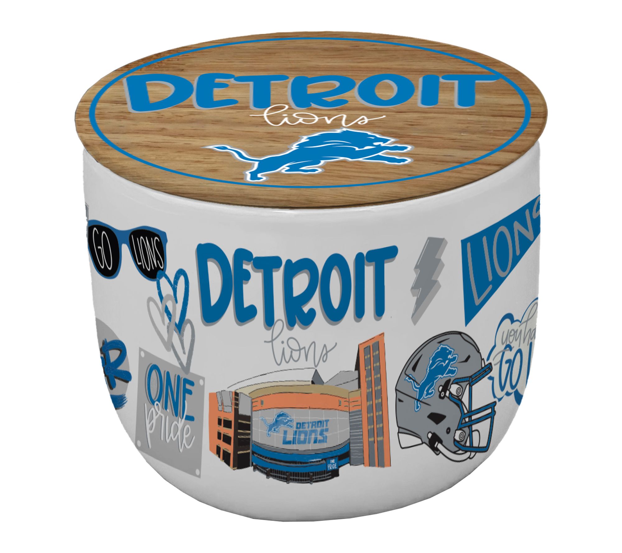 Pegasus Sports NFL Loco Fan 16oz Ceramic Candle