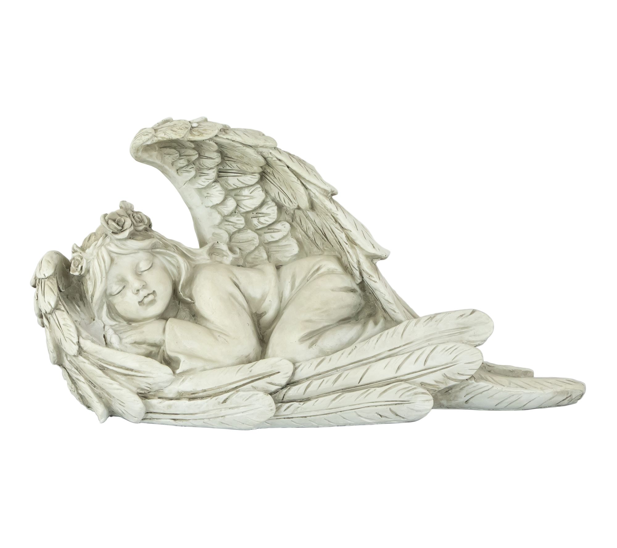Northlight 16" Sleeping Heavenly Angel Outdoor Garden Statue