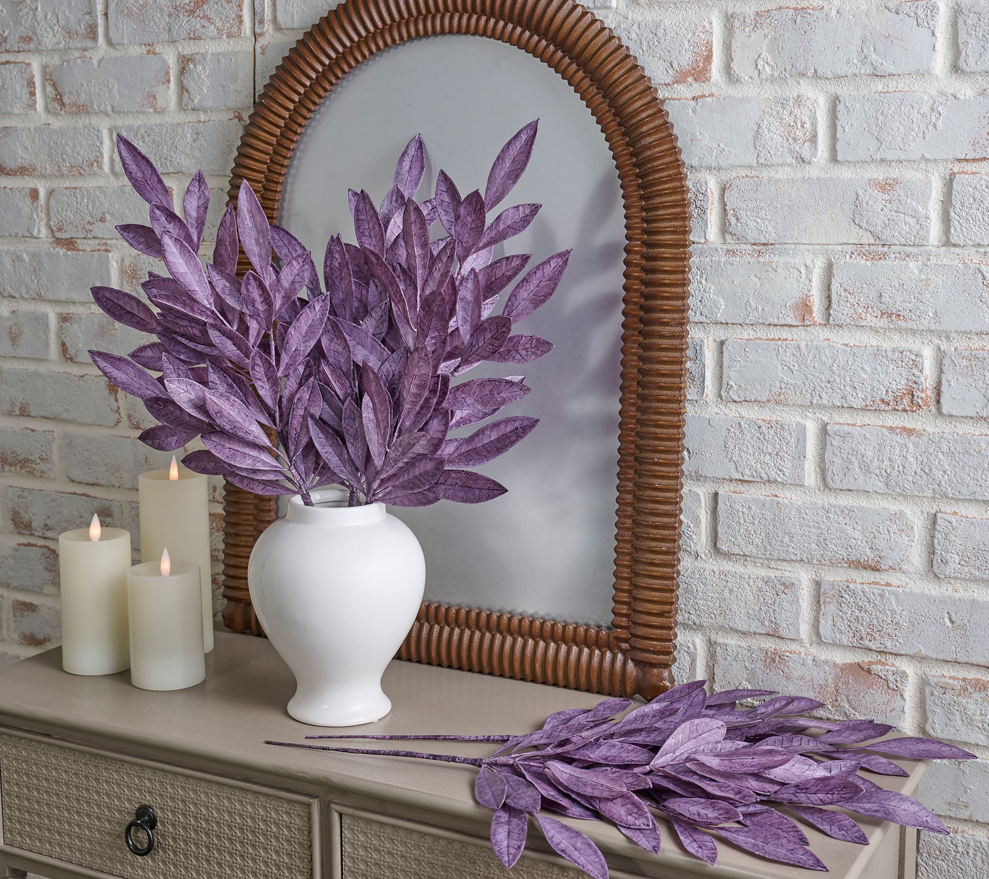 "As Is" Set of 5 Antiqued Leaf Picks by Valerie