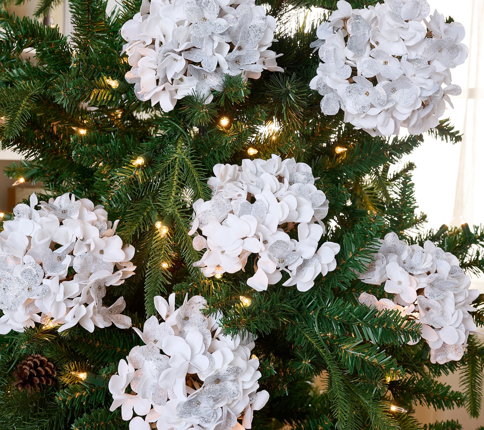 "As Is" Set of 6 Hydrangea Clips by Valerie