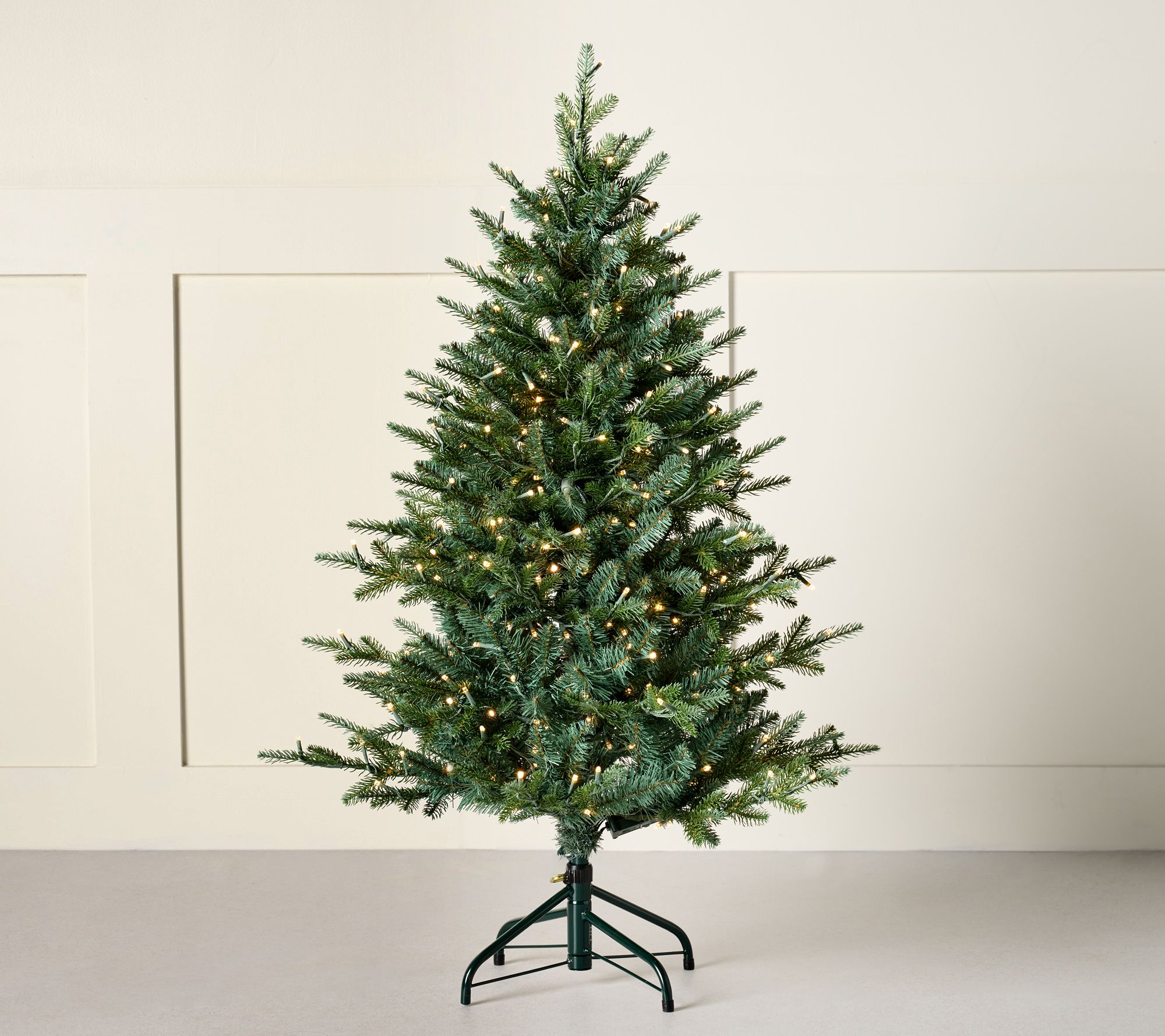 Bethlehem Lights 4' Grand Fir Tree w/ 4-in-1 LEDs and Storage Bag