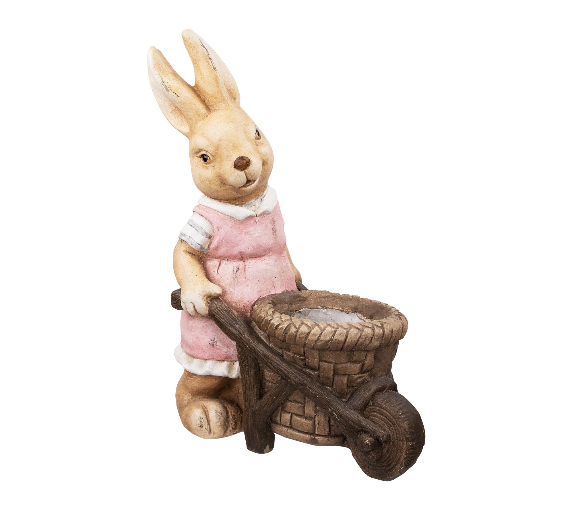Northlight Girl Rabbit Outdoor Easter Garden Planter - 18.75"