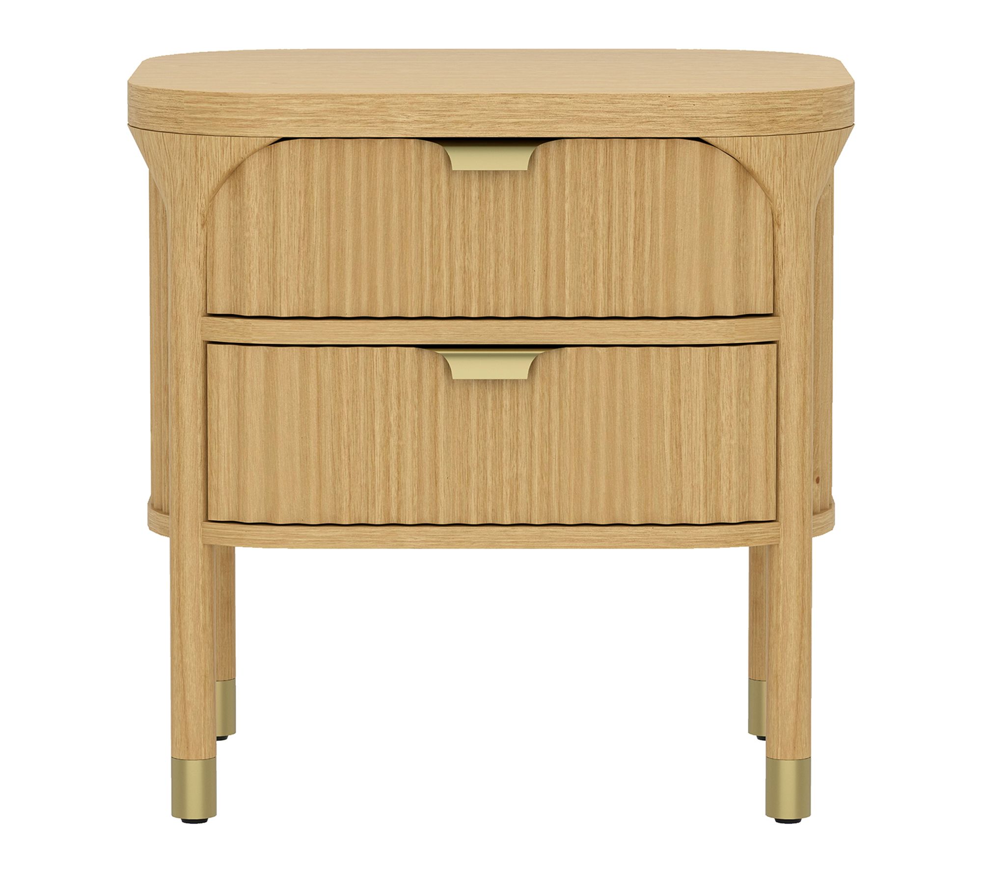 Manhattan Comfort Park 24" Nightstand (2-Drawer)