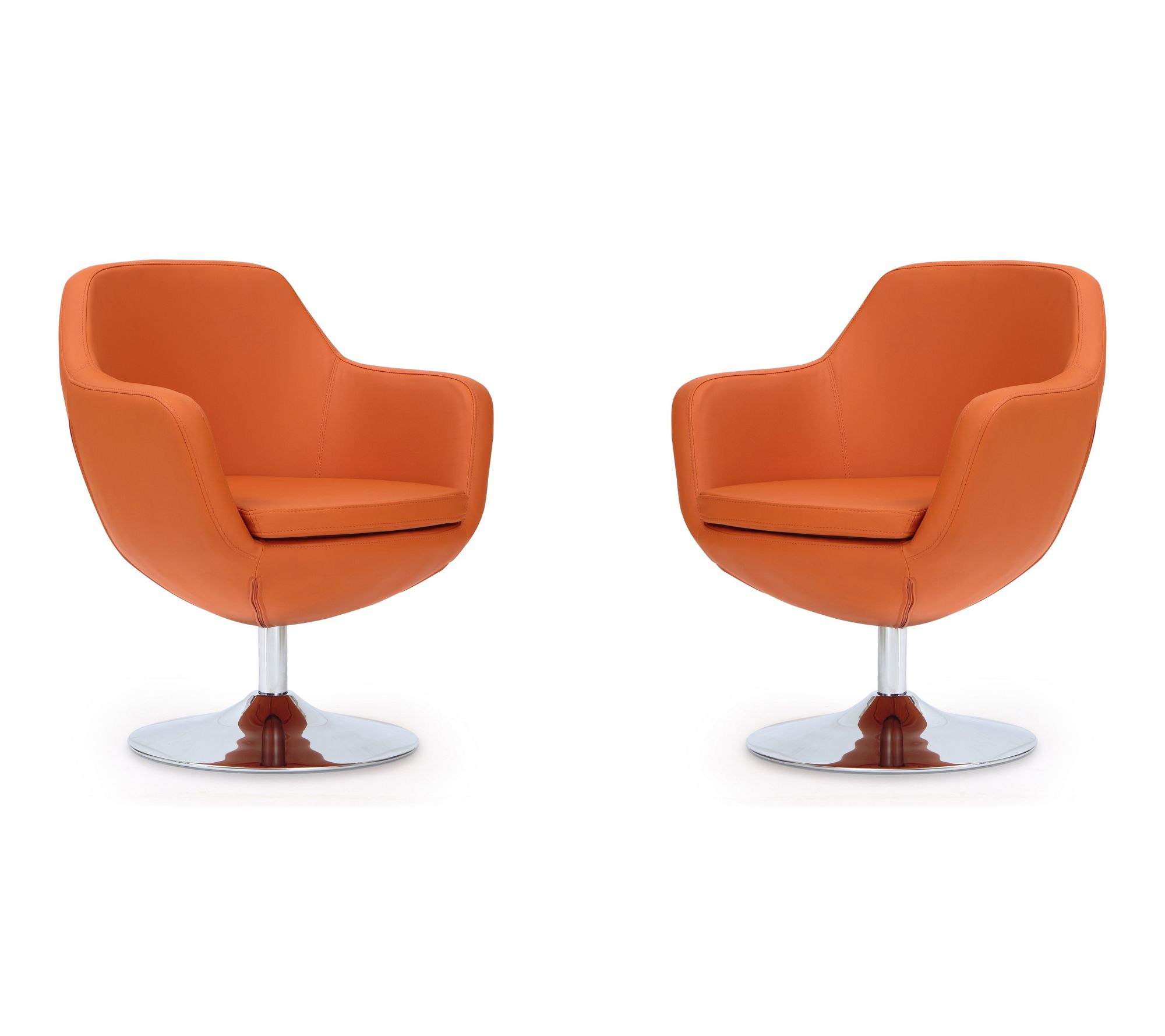 Manhattan Comfo rt Caisson Swiv el Lounge Chair - Set of 2