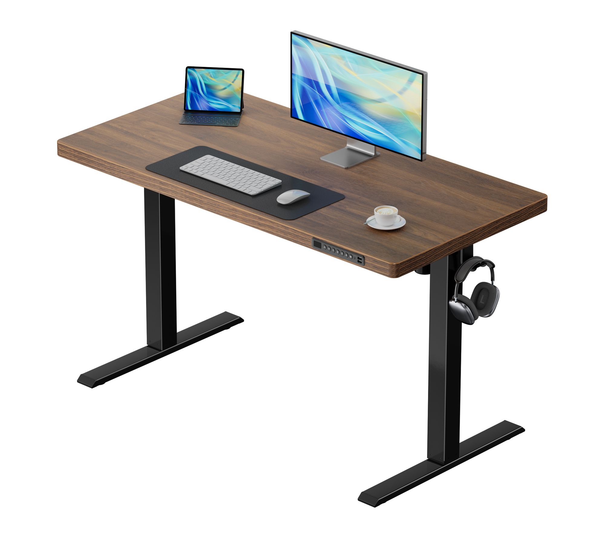 ErgoAV 48x24 Adjustable Height Sit Stand Desk