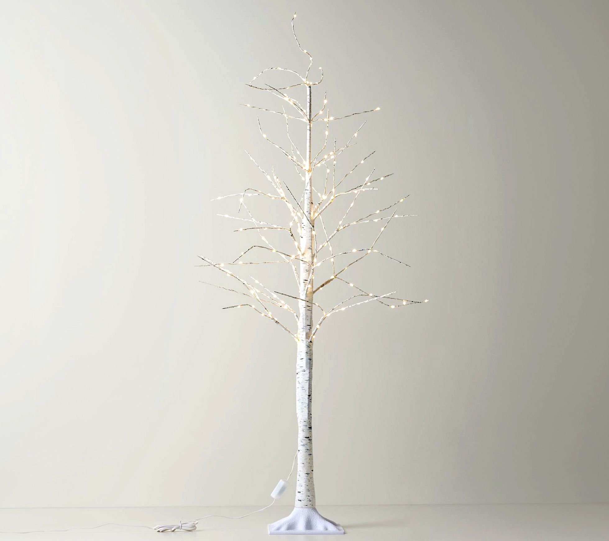 Indoor/Outdoor 4' Illuminated Birch Tree by Valerie
