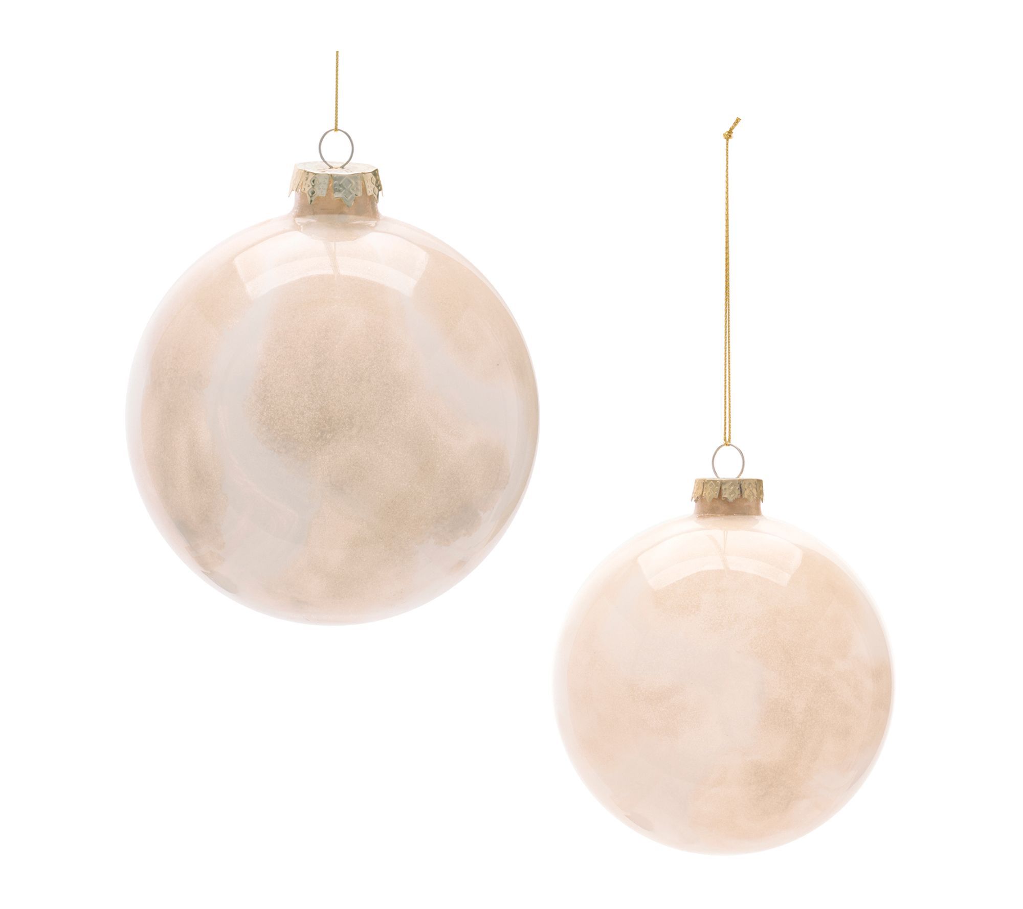 Melrose Frosted Glass Ball Ornament (Set of 8)