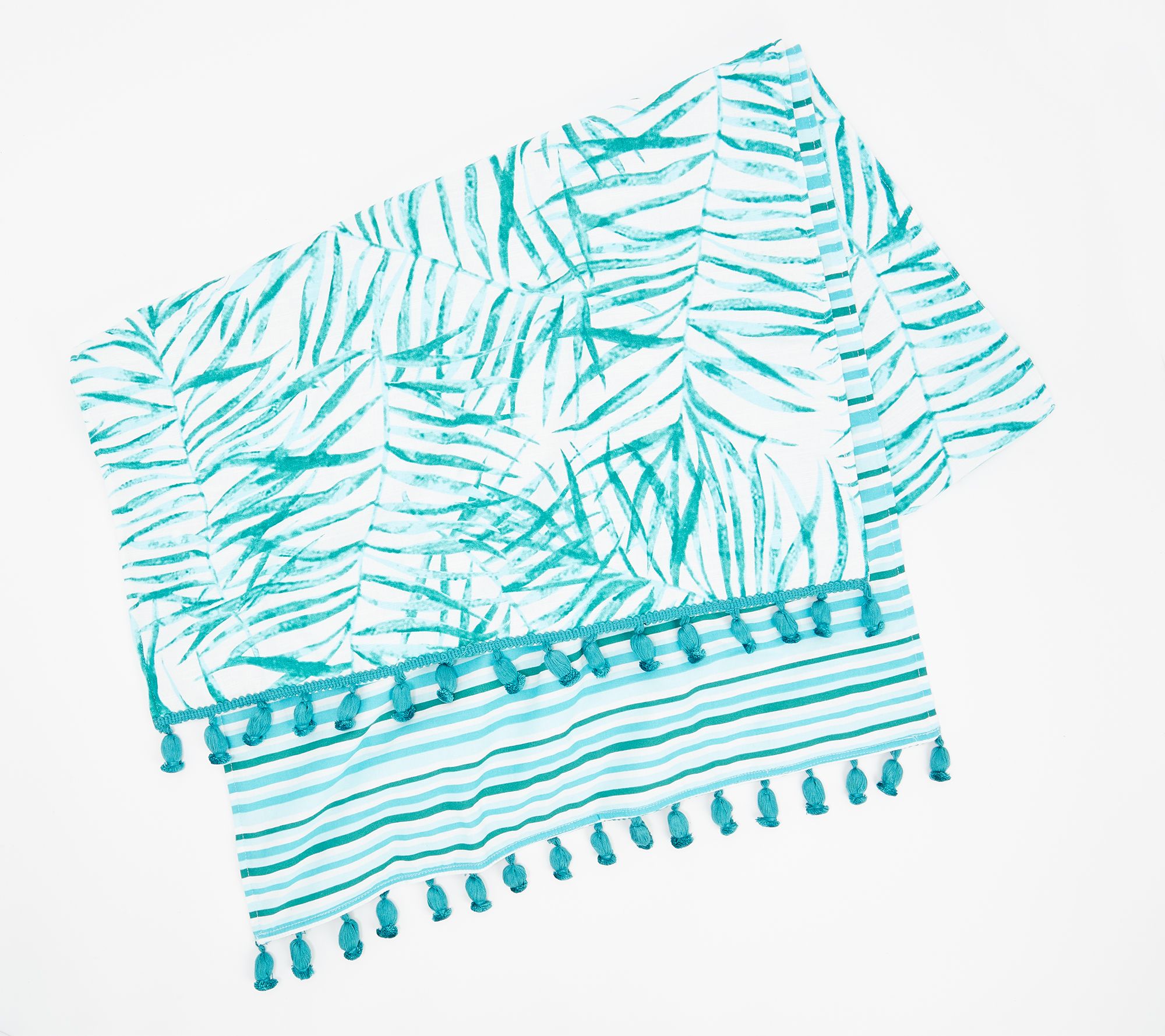 Home Reflections Coastal Bed Runner Rev. Stripe -Qn