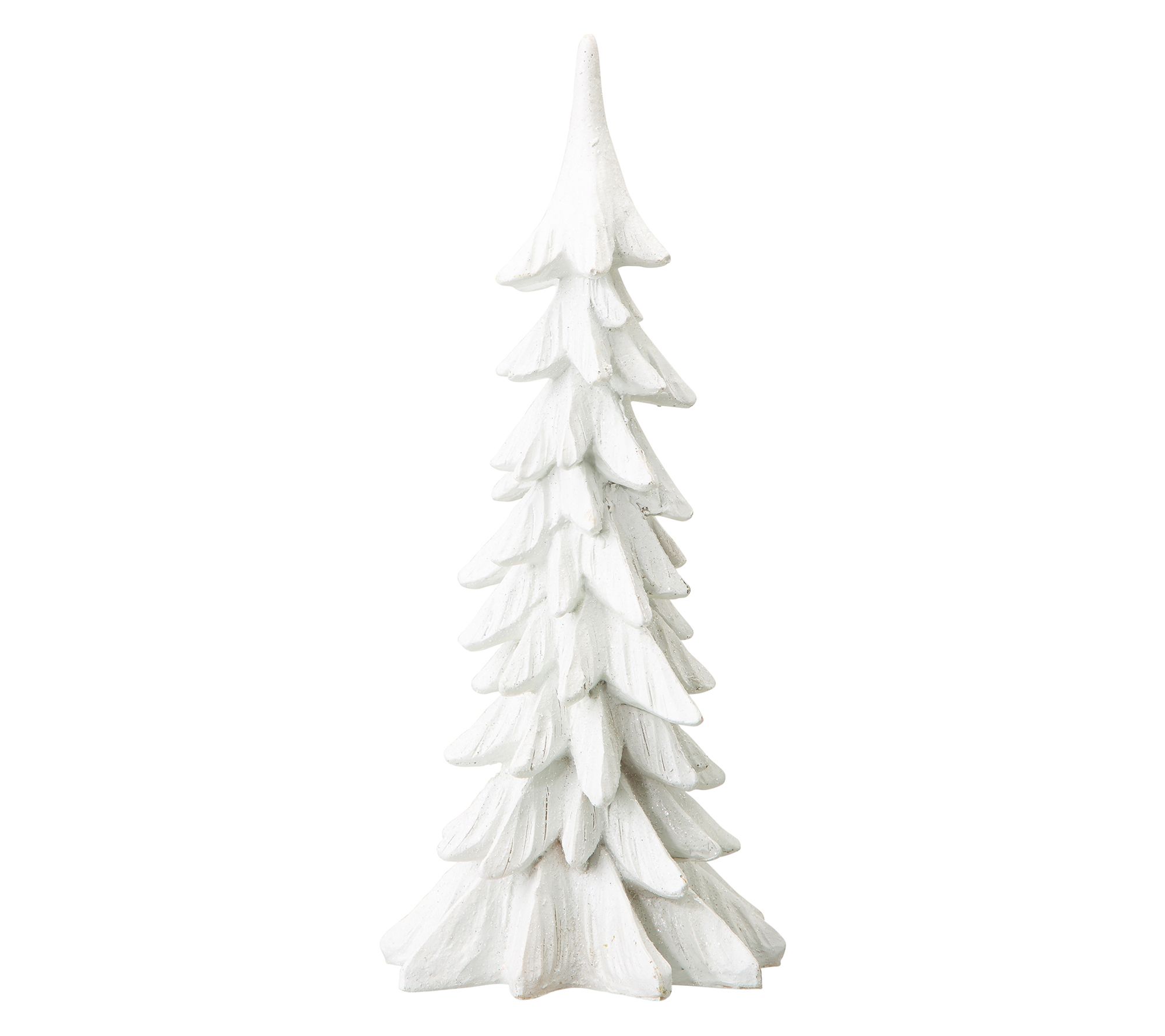 Glitzhome O Christmas Tree Resin Table Top Tree