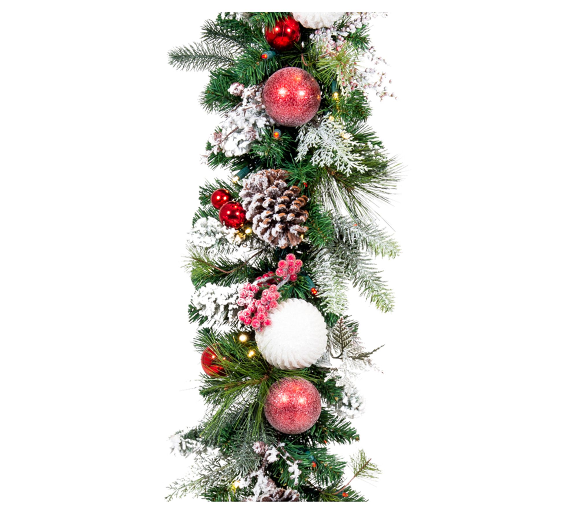 Village Lighting Garland and Stocking Mantle Hanger - 3 Pack 