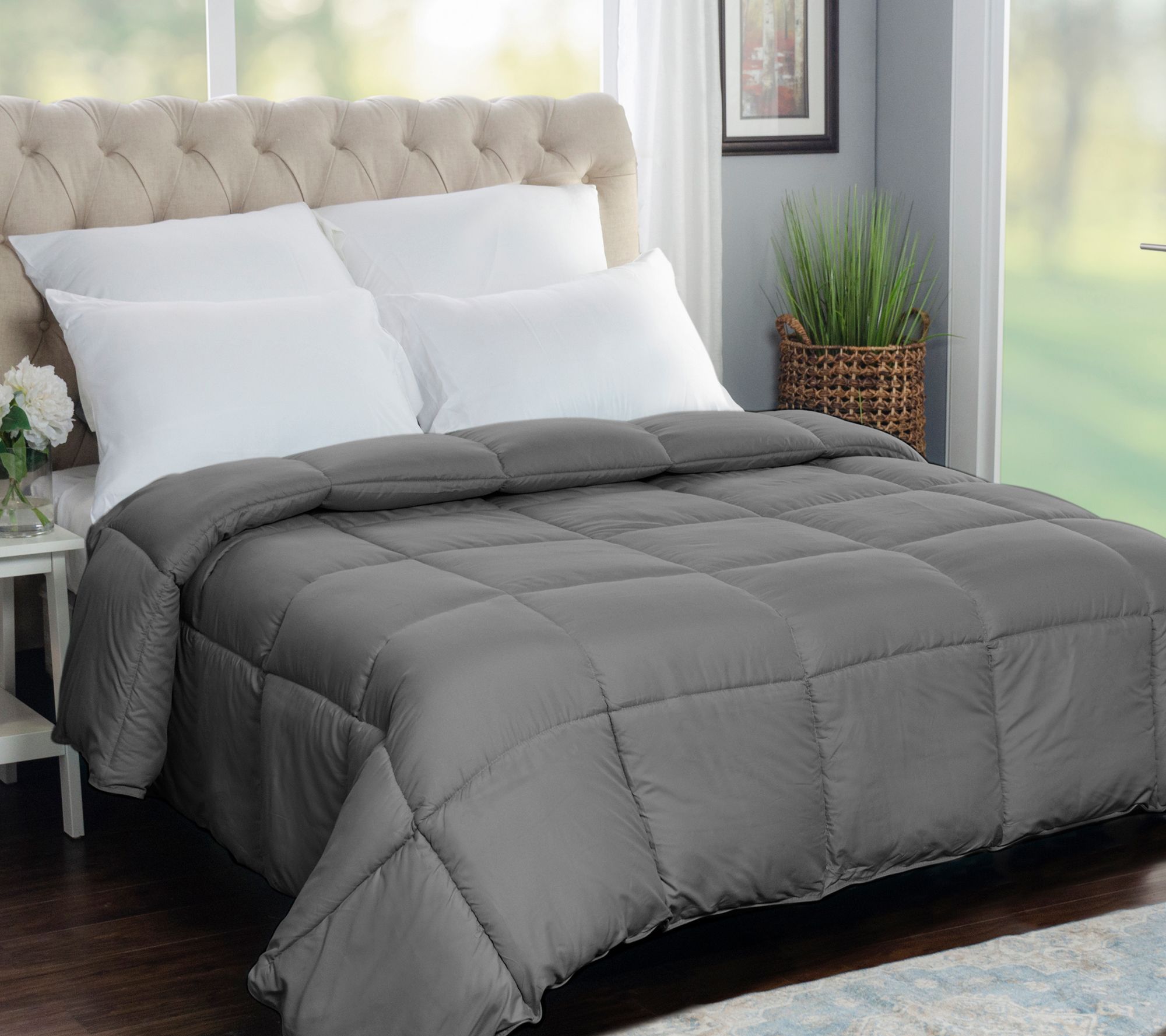 Superior Reversible Down Alternative Comforter, F/Q
