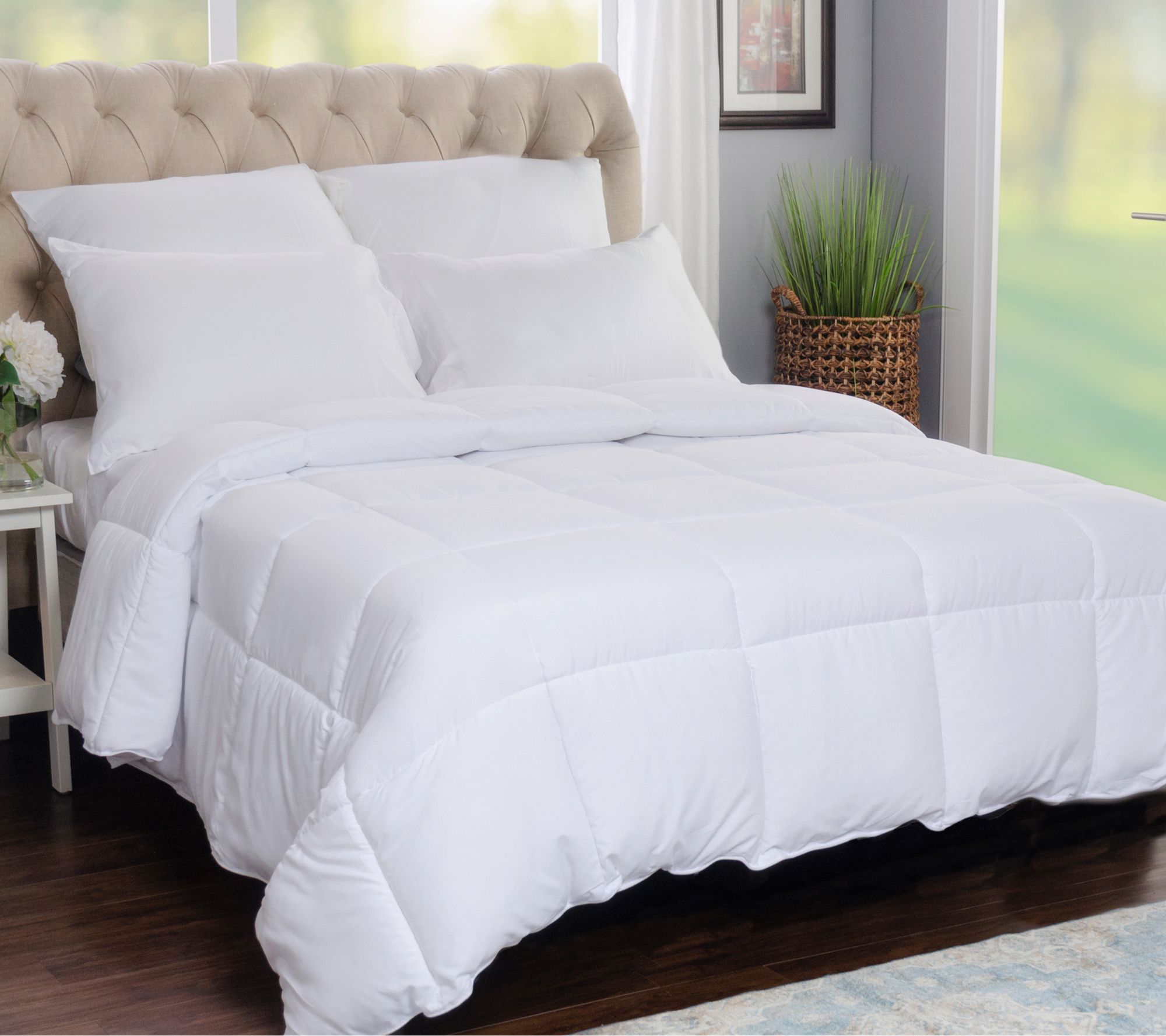 Superior Reversible Down Alternative Comforter, F/Q