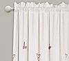 Flutter Butterfly Window Curtains by Lush Decor- Set of 2, 1 of 3