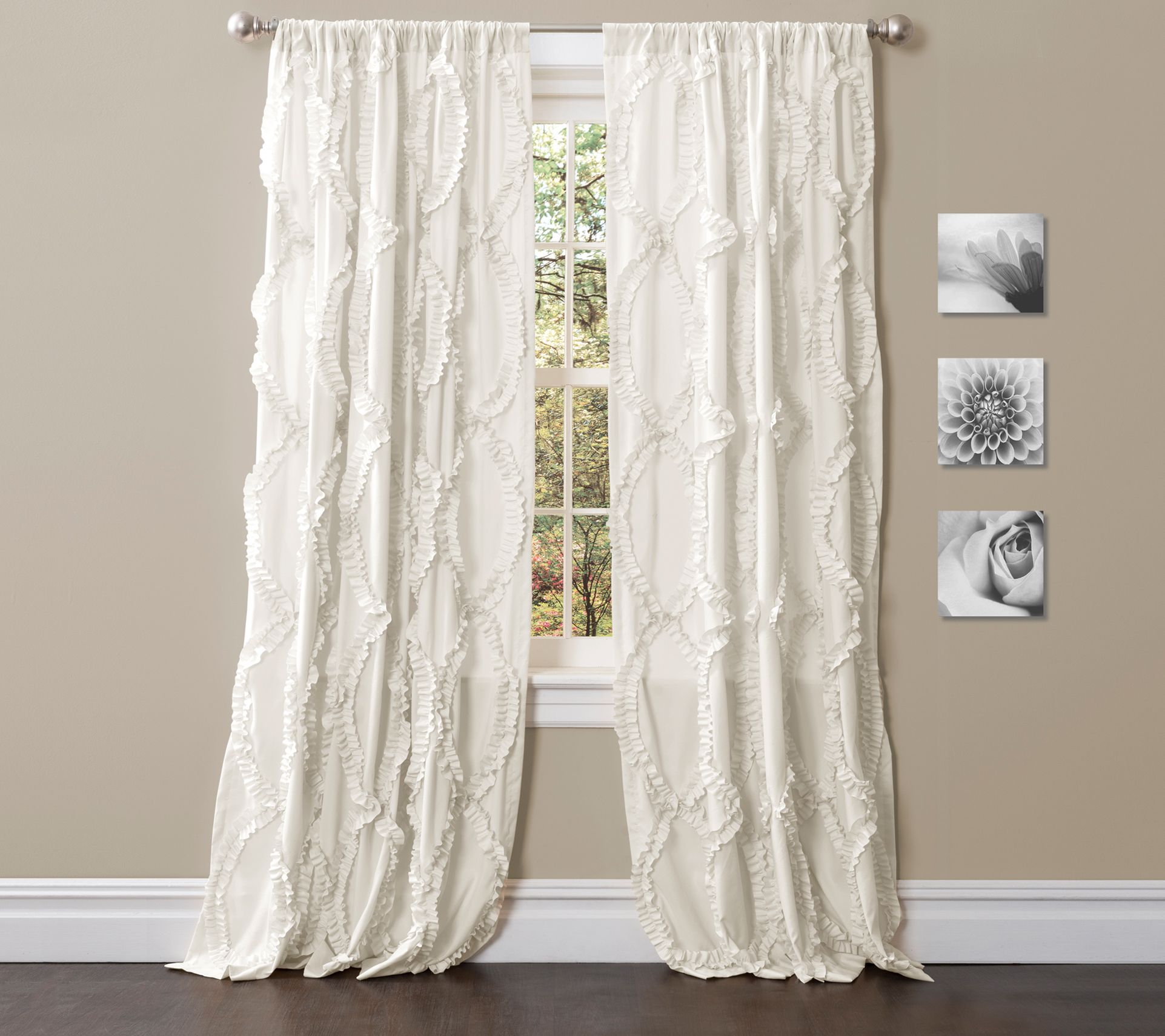 Avon Single 54"x95" Window Curtain by Lush Decor