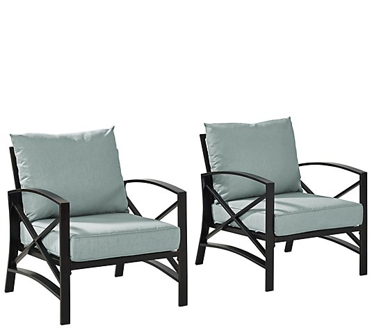 Kaplan Two Outdoor Chairs with Cushions