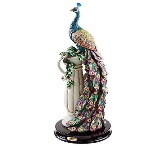 Design Toscano Peacocks Elegant Sanctuary Sculpture/Figurine