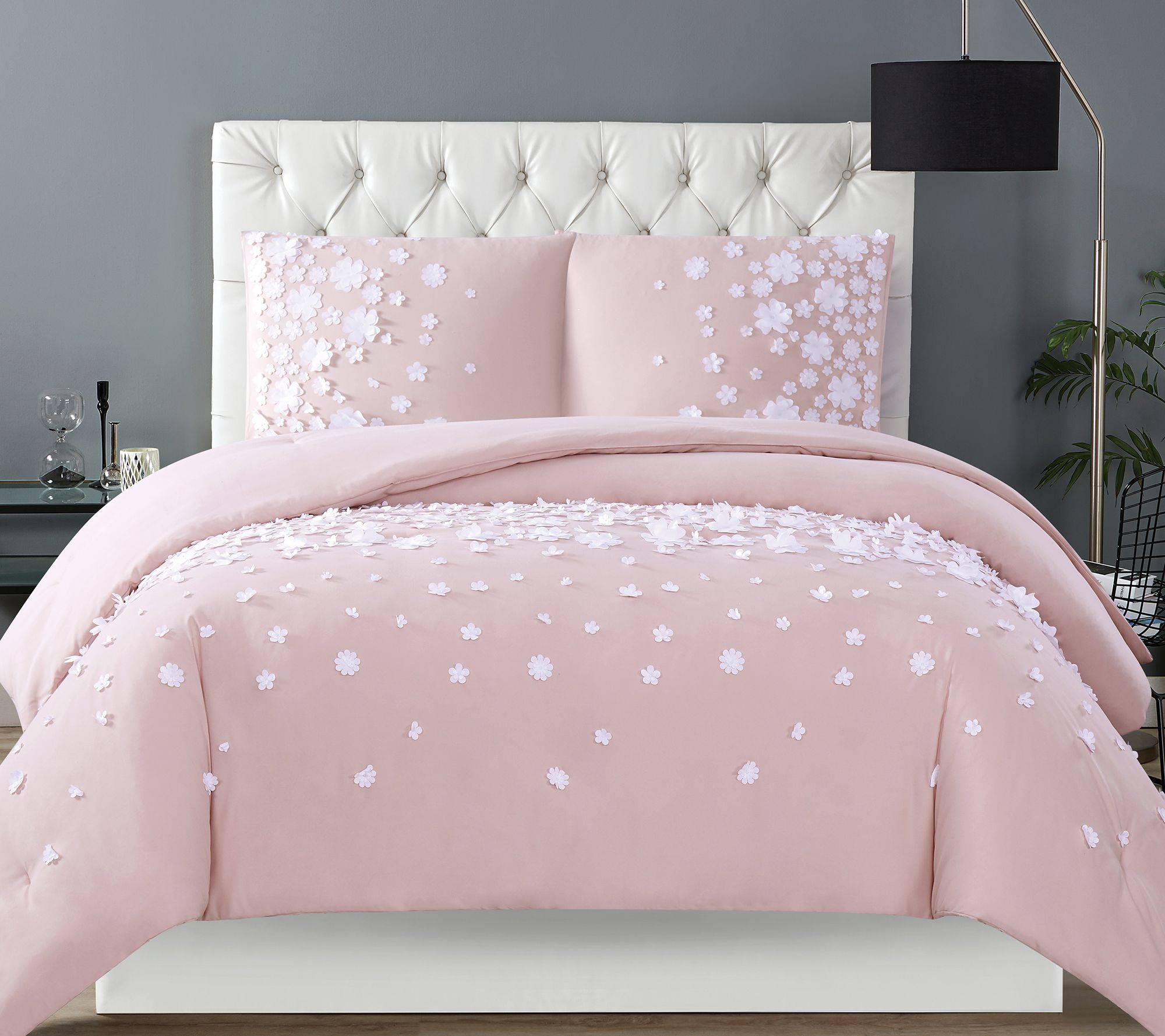 Christian Siriano NY Confetti Flowers Twin XLComforter Set