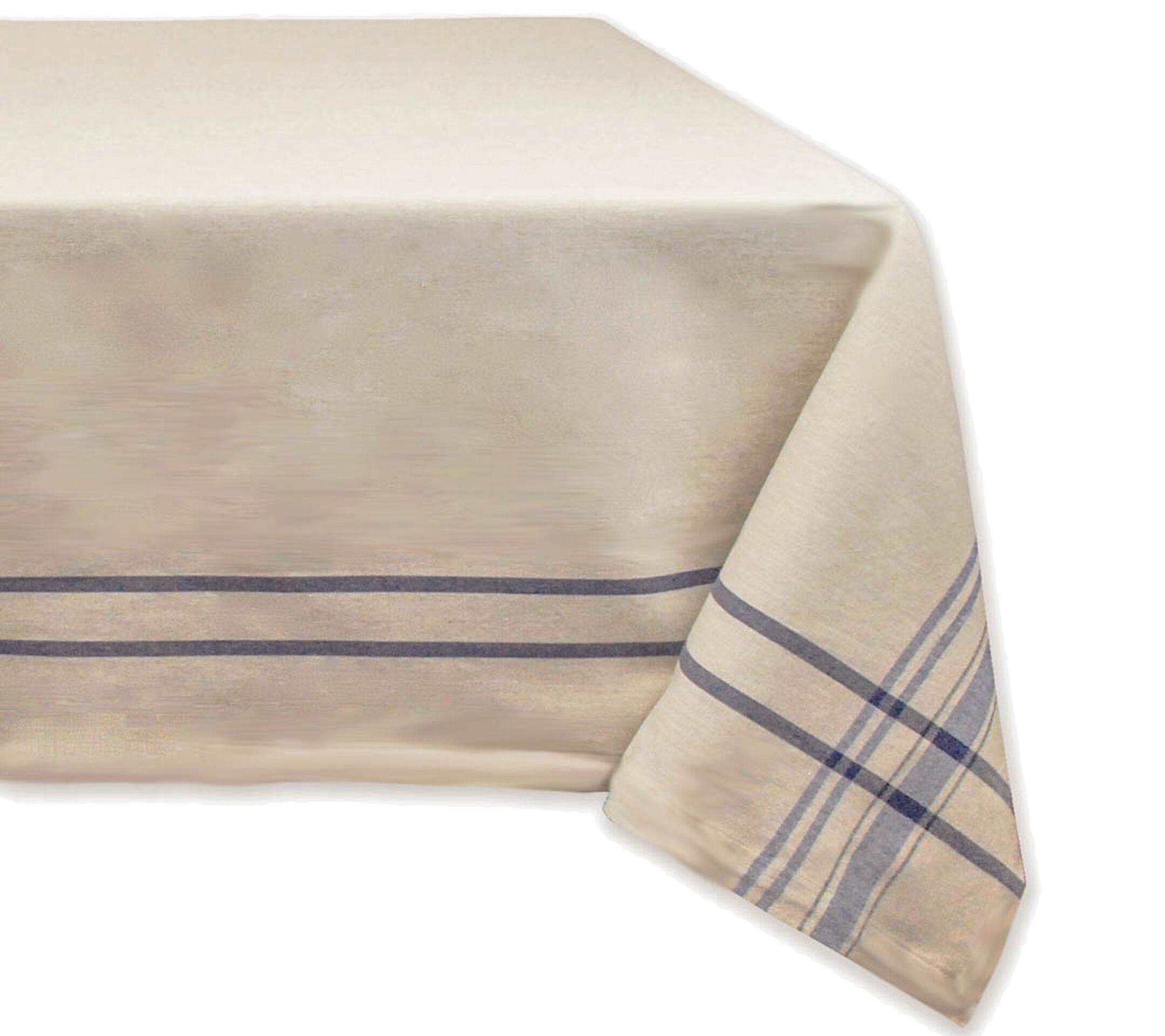 Design Imports French Stripe Tablecloth 60" x 10"