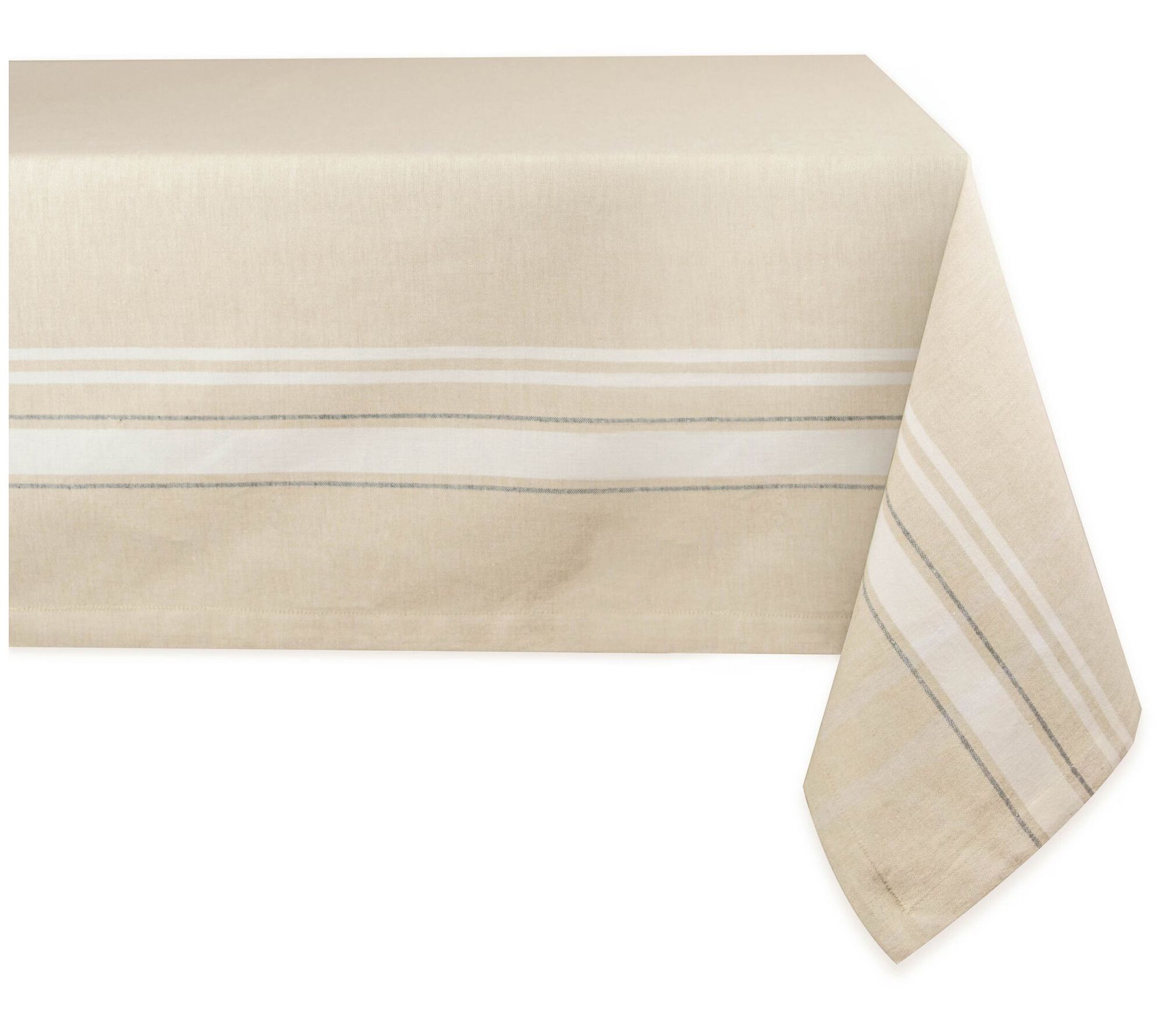 Design Imports French Stripe Tablecloth 60" x 10"