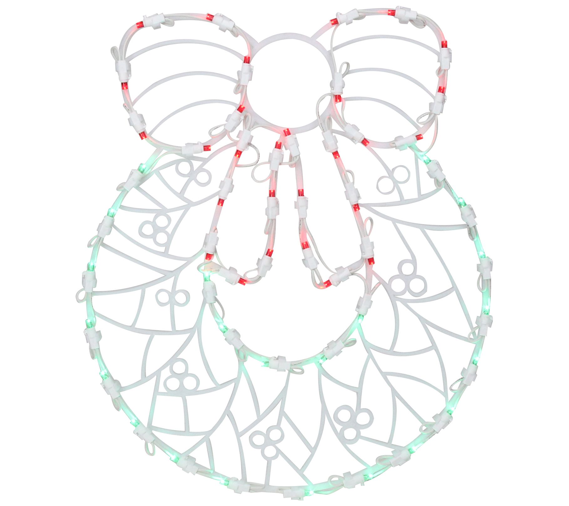 Northlight LED Lighted Wreath Christmas WindowDecoration