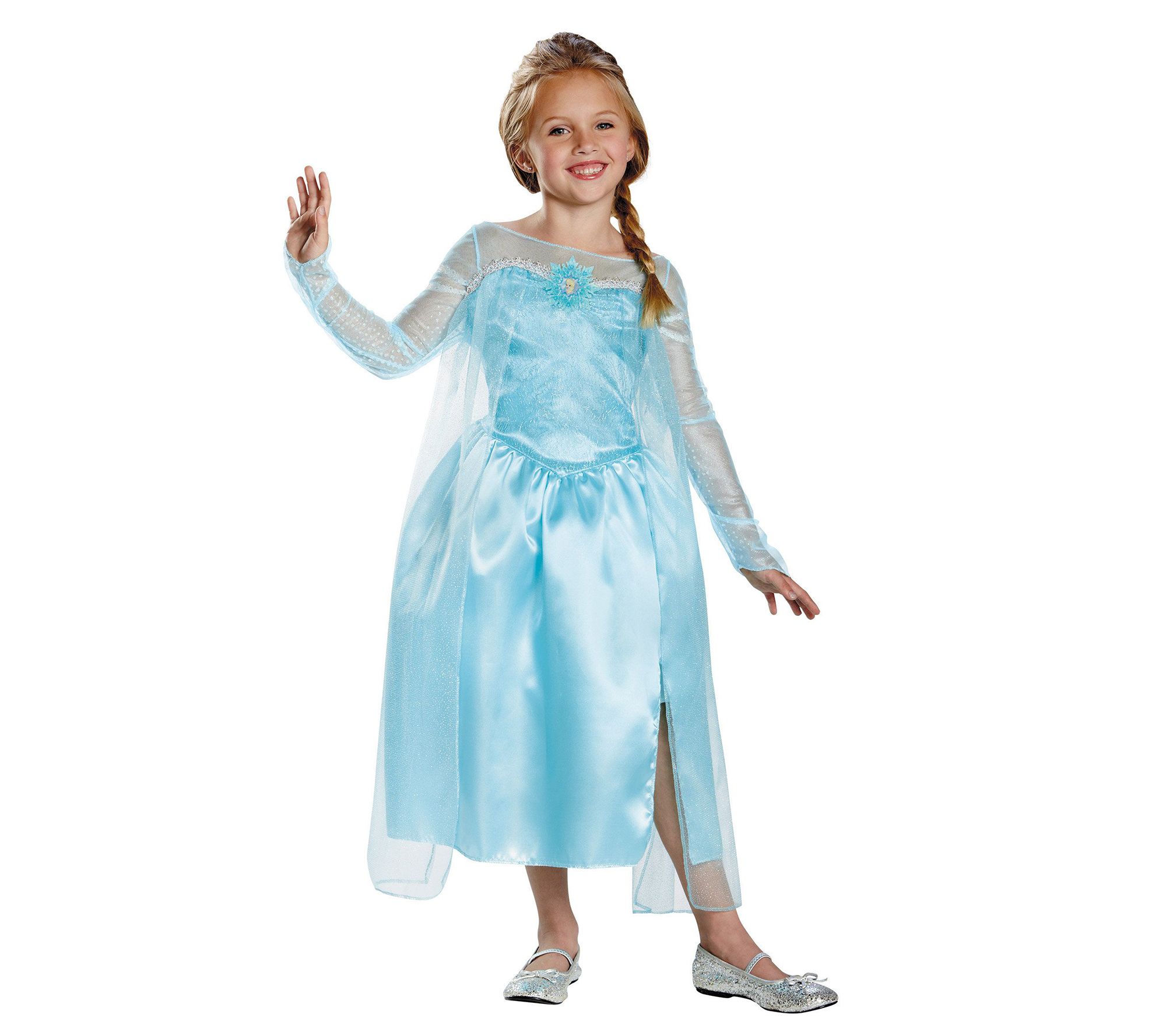 Frozen Elsa Snow Queen Dress Costume - QVC.com