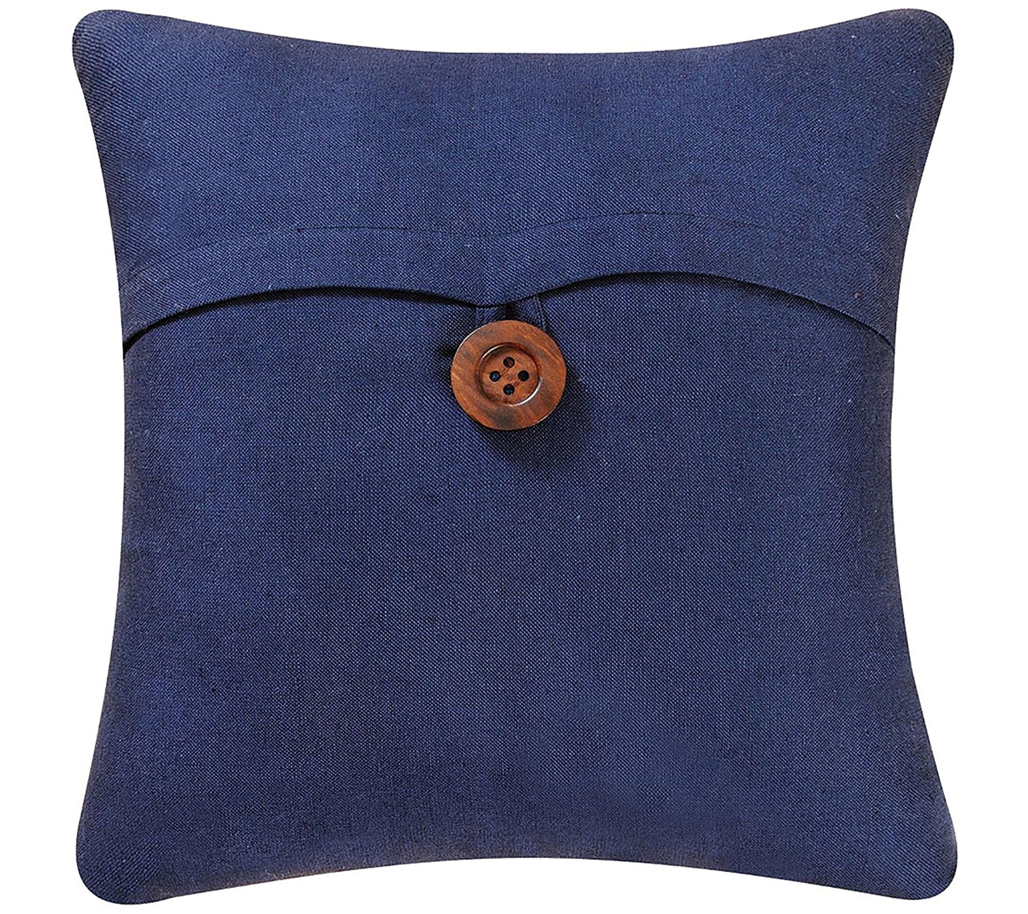 Navy Blue Envelope Pillow by Valerie