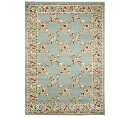 Lyndhurst Open Floral Power Loomed 8' x 11' Rug