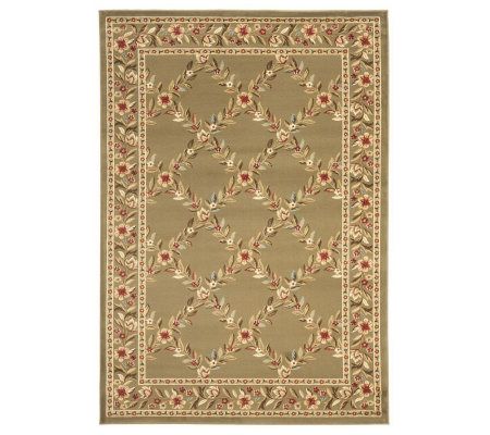 Lyndhurst Open Floral Power Loomed 8' x 11' Rug