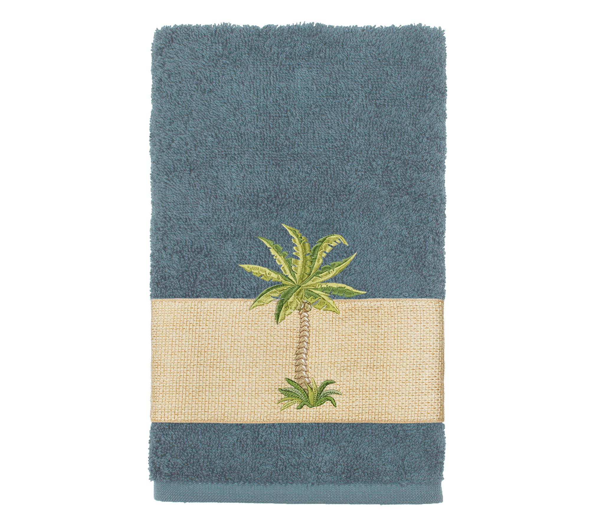 Linum Home Textiles Colton Embellished Hand Towel