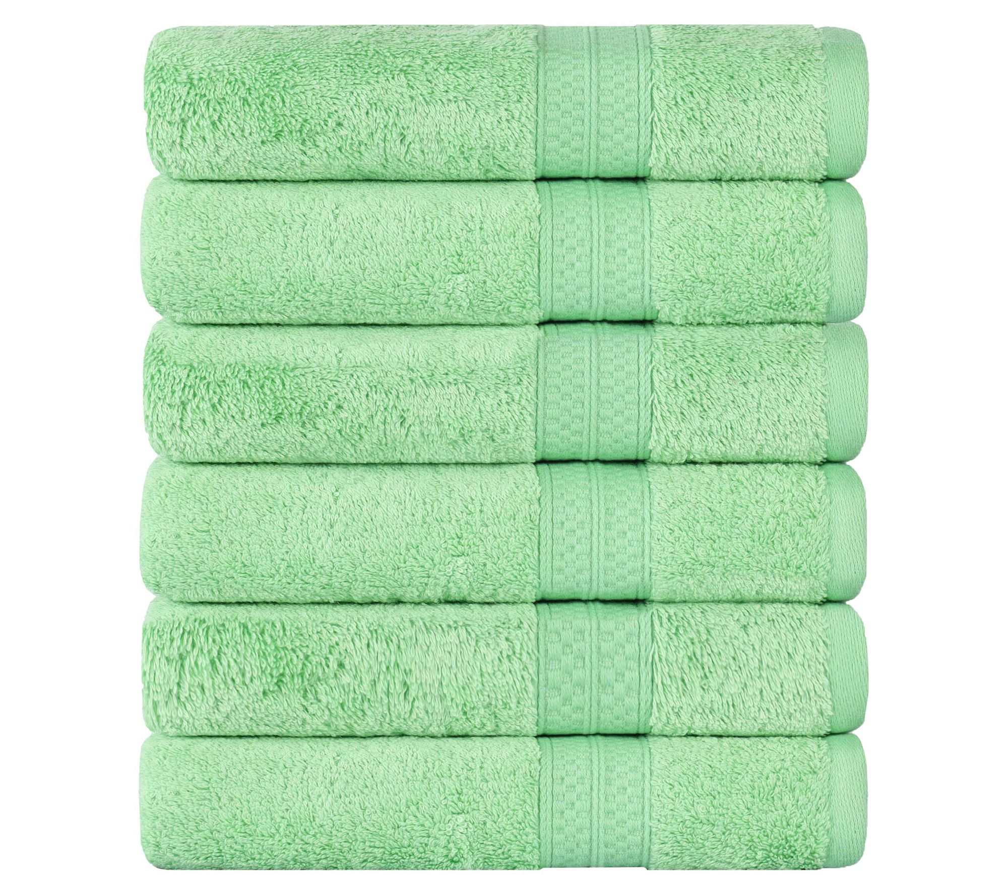 Superior 6-piece Solid Absorbent Soft Hand Towel Set