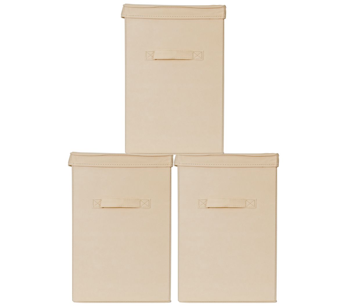 Origami Set of 3 Cubes Khaki