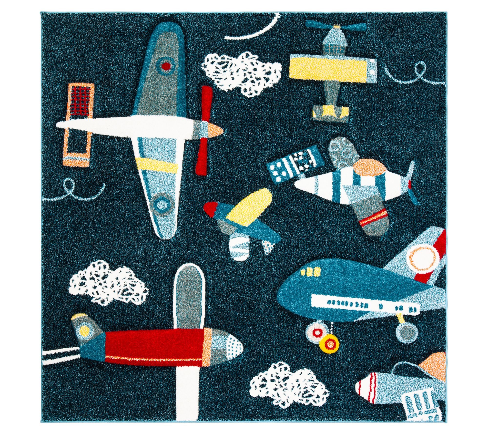 Carousel Kids 167 Collection 6'-7" X 6'-7" Squa re Rug