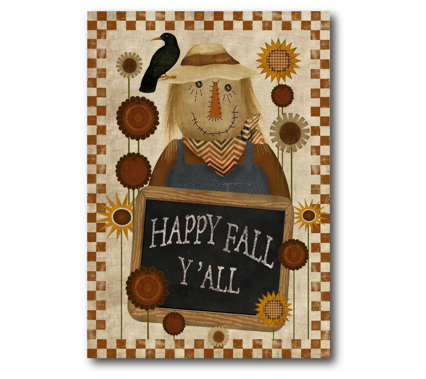 Courtside Market Happy Fall 12" x 18" Canvas Wa ll Art