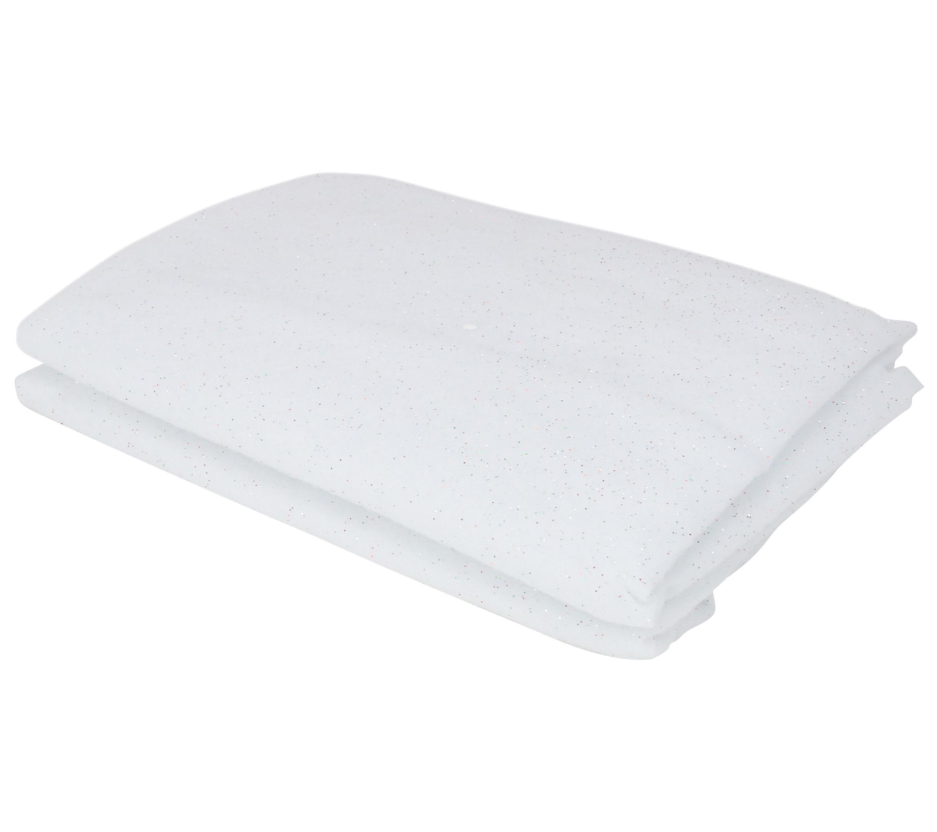 Northlight Glittered Soft Plush Buffalo Snow Drape 36" x 60"