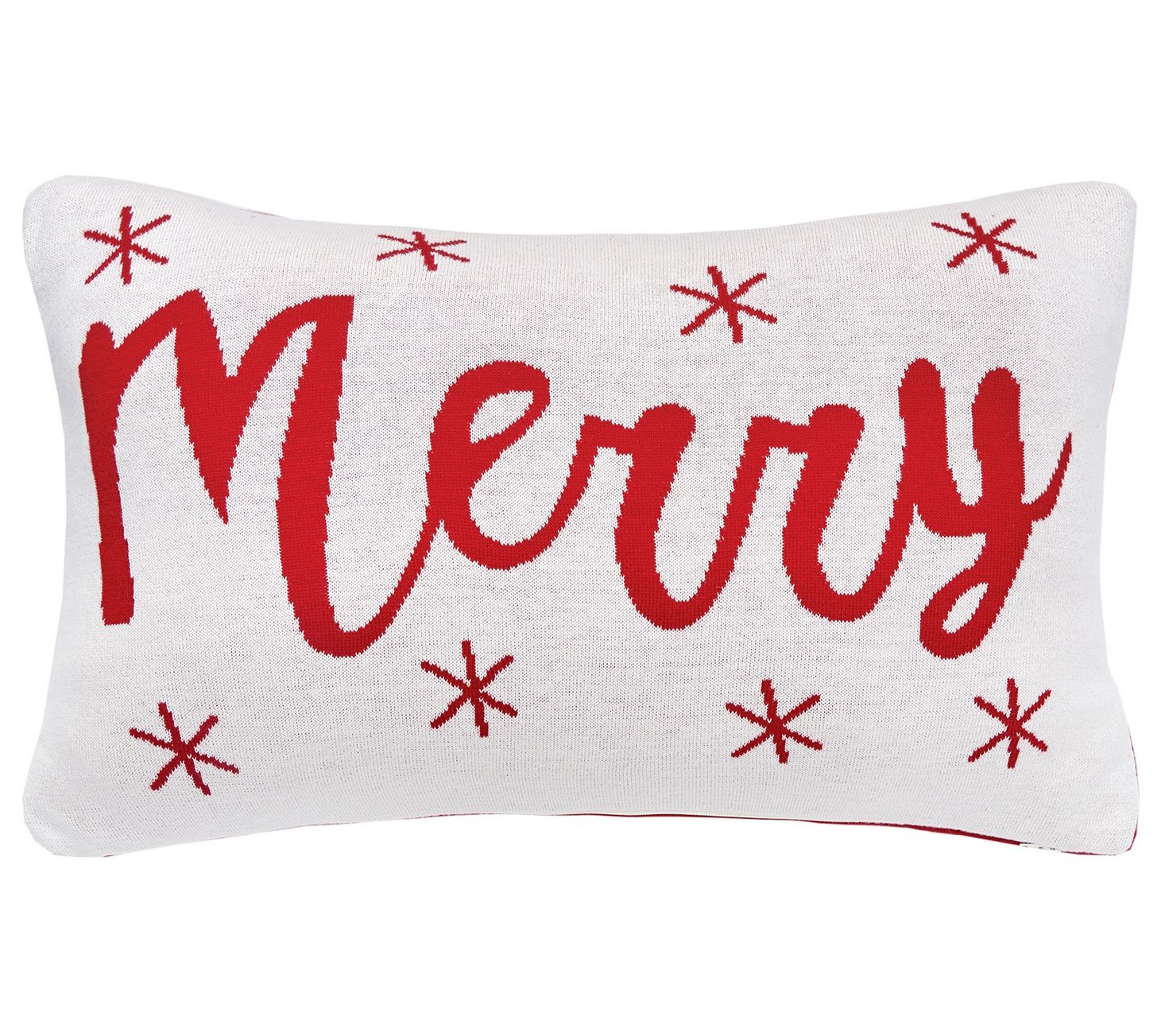 C&F Home Merry 14" x 22" Knitted Throw Pillow