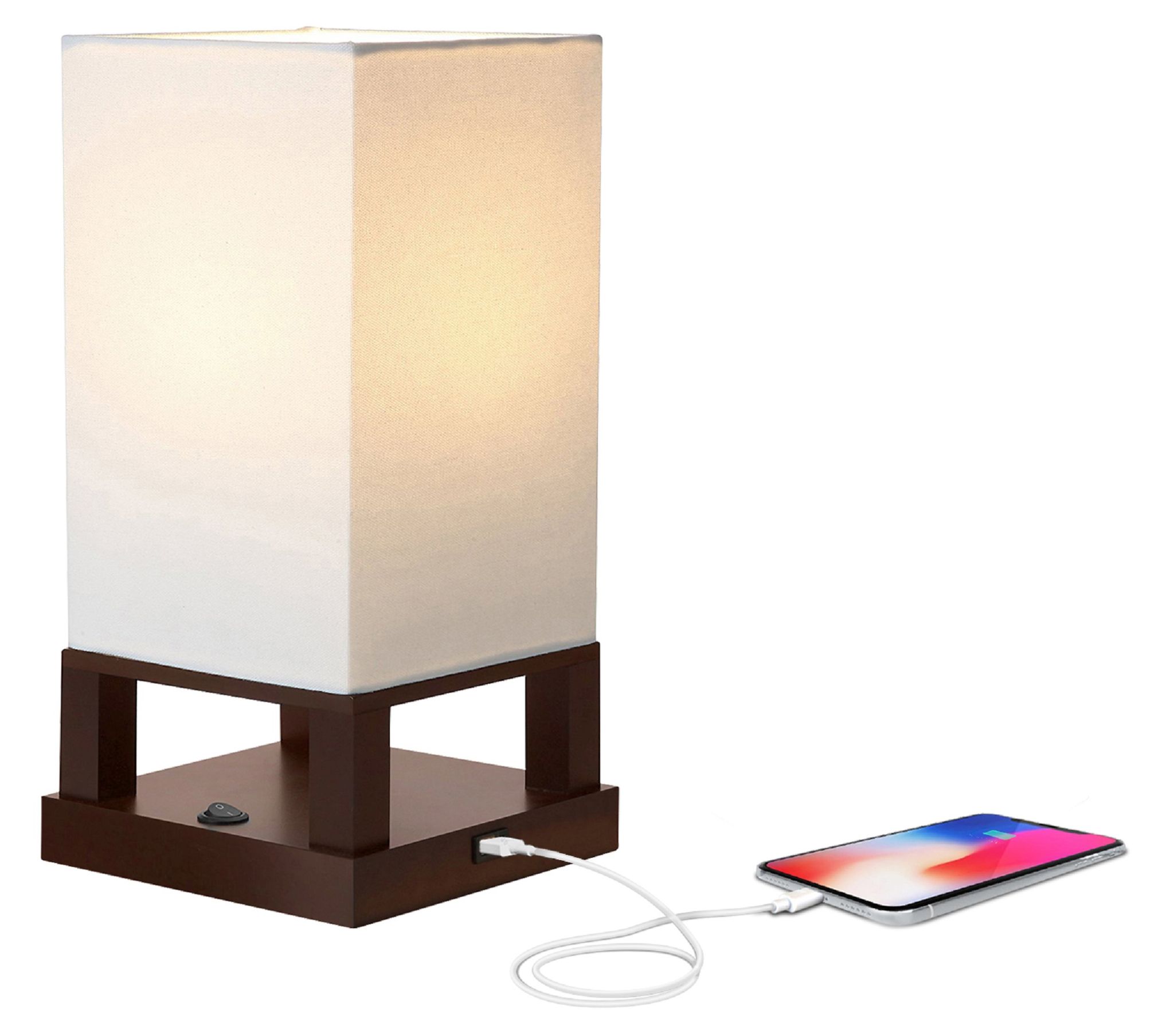 Brightech Maxwell USB Charging 14 in. LED TableLamp