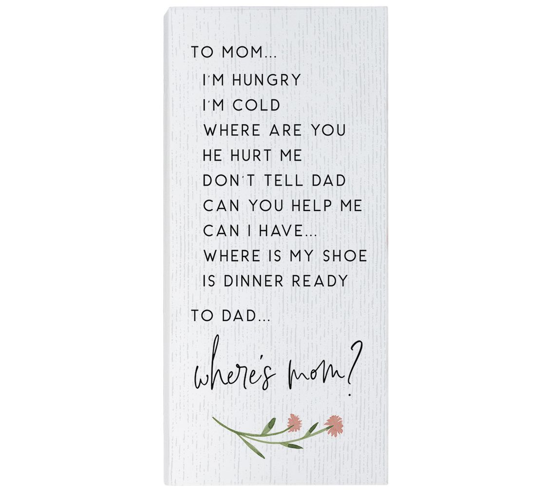 Sincere Surroundings 12" Where's Mom Inspire Bord