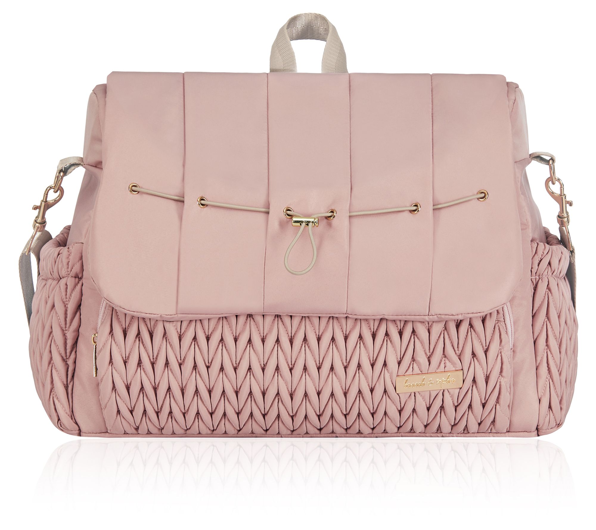 Hannah & Sophia Belle Convertible Diaper Backpak & Messenger