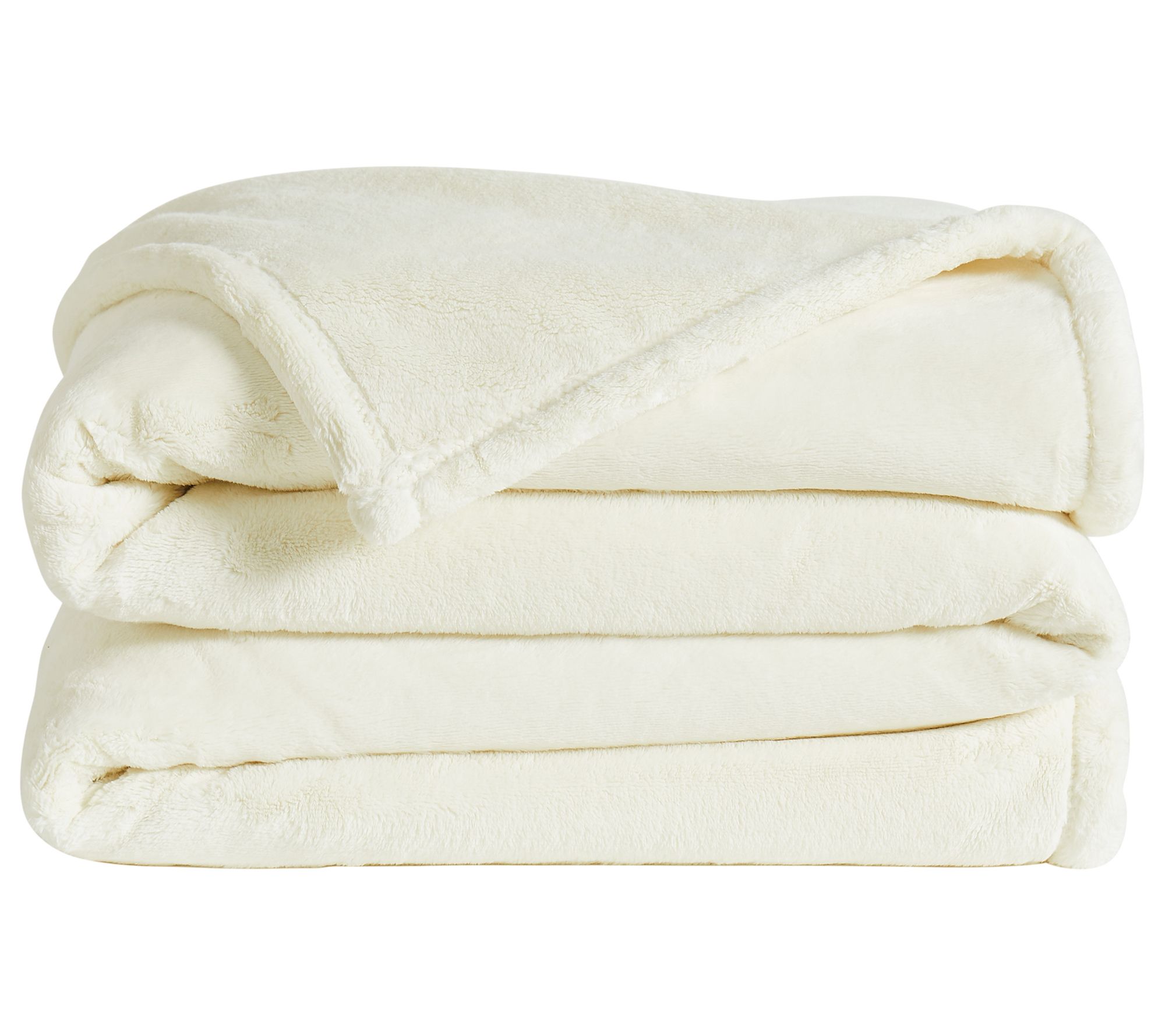 Royal Velvet 68"x90" Lavish Plush Solid Twin/Twin XL Blanket