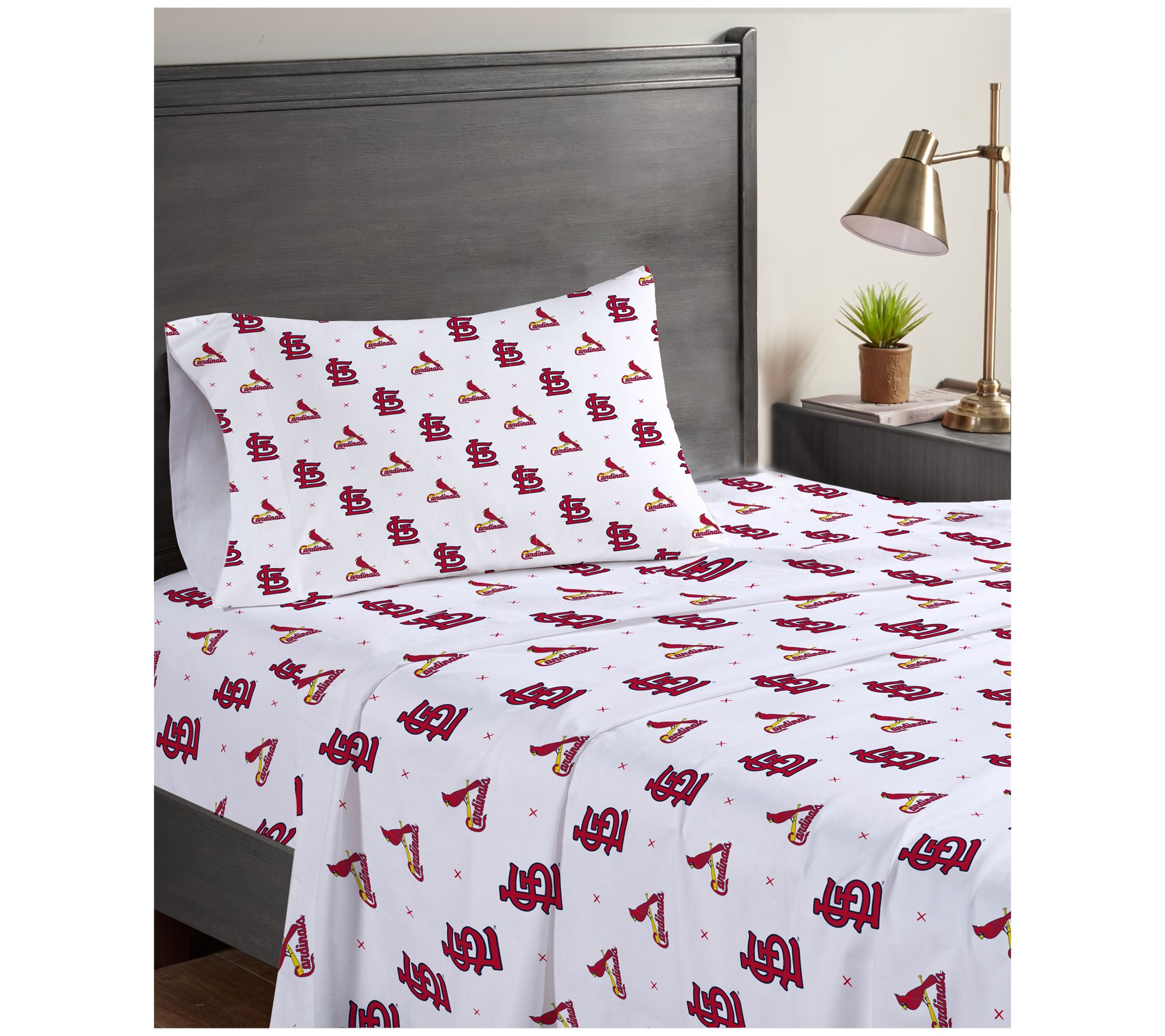 Pegasus Sports MLB Small X Twin Sheet Set