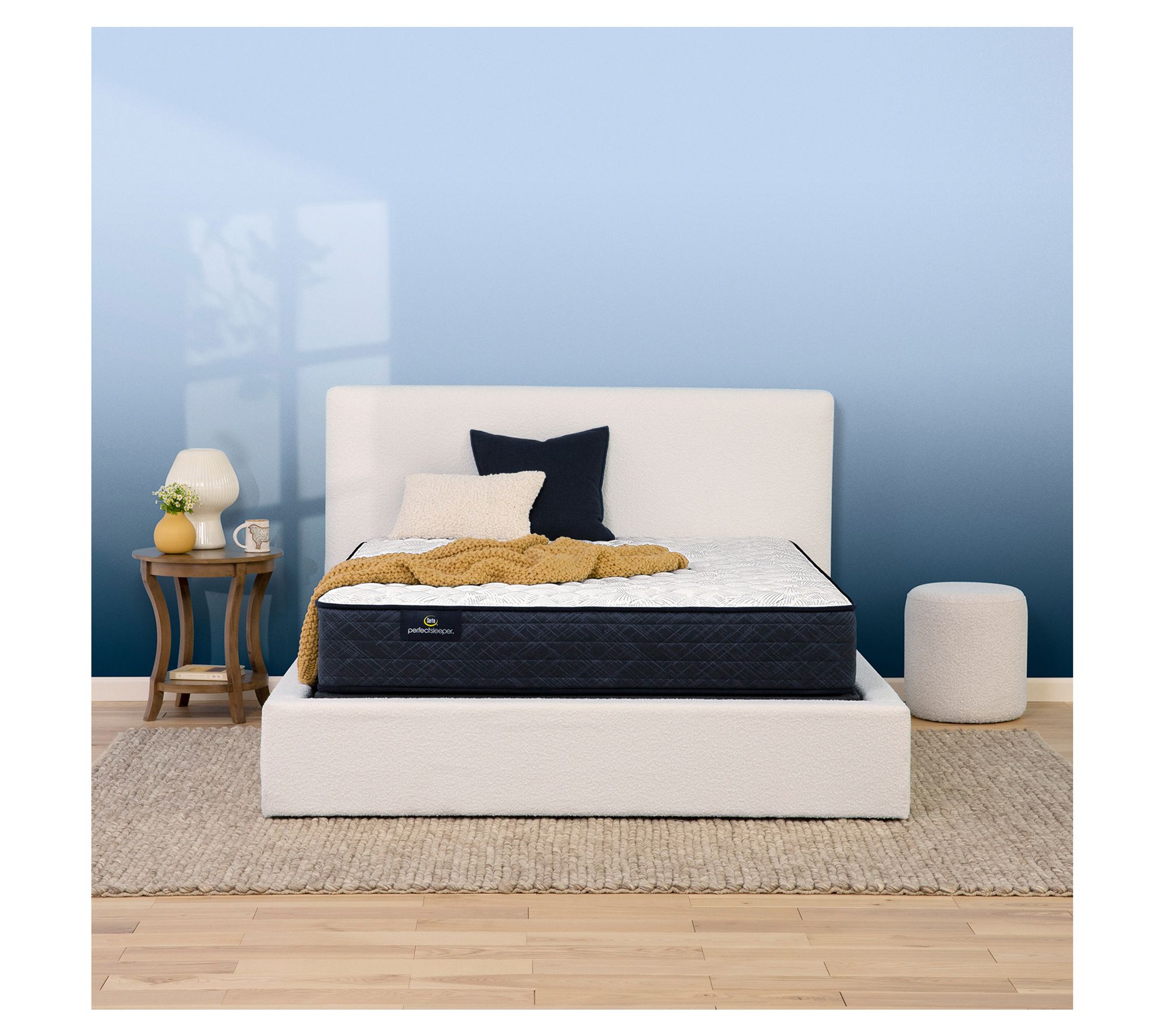 Serta Adoring Night 10.5" Firm Mattress Set -Twin XL
