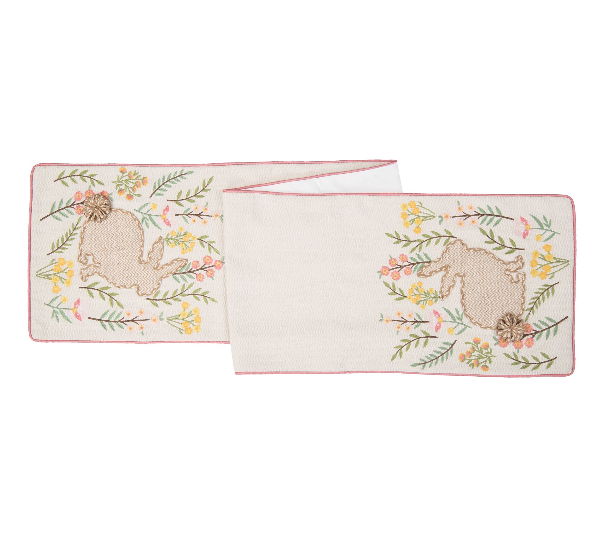 Garden Bunny Table Runner by Valerie