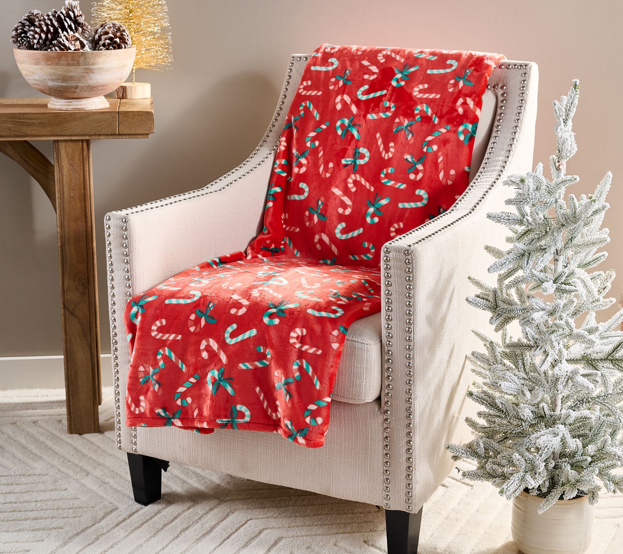 Berkshire Velvetsoft Whimsical Christmas 60x80 Throw