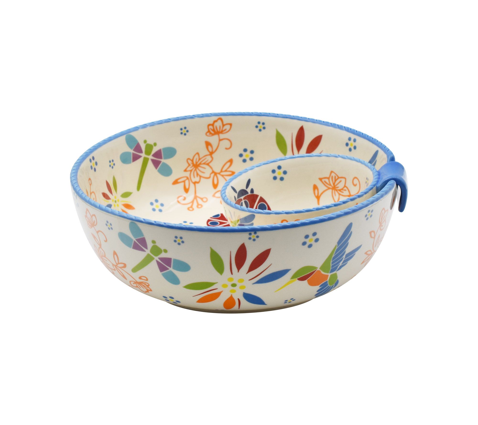 "As Is" Temp- taions Special Edition Seasonal 2-qt Chip & Dip Bowl