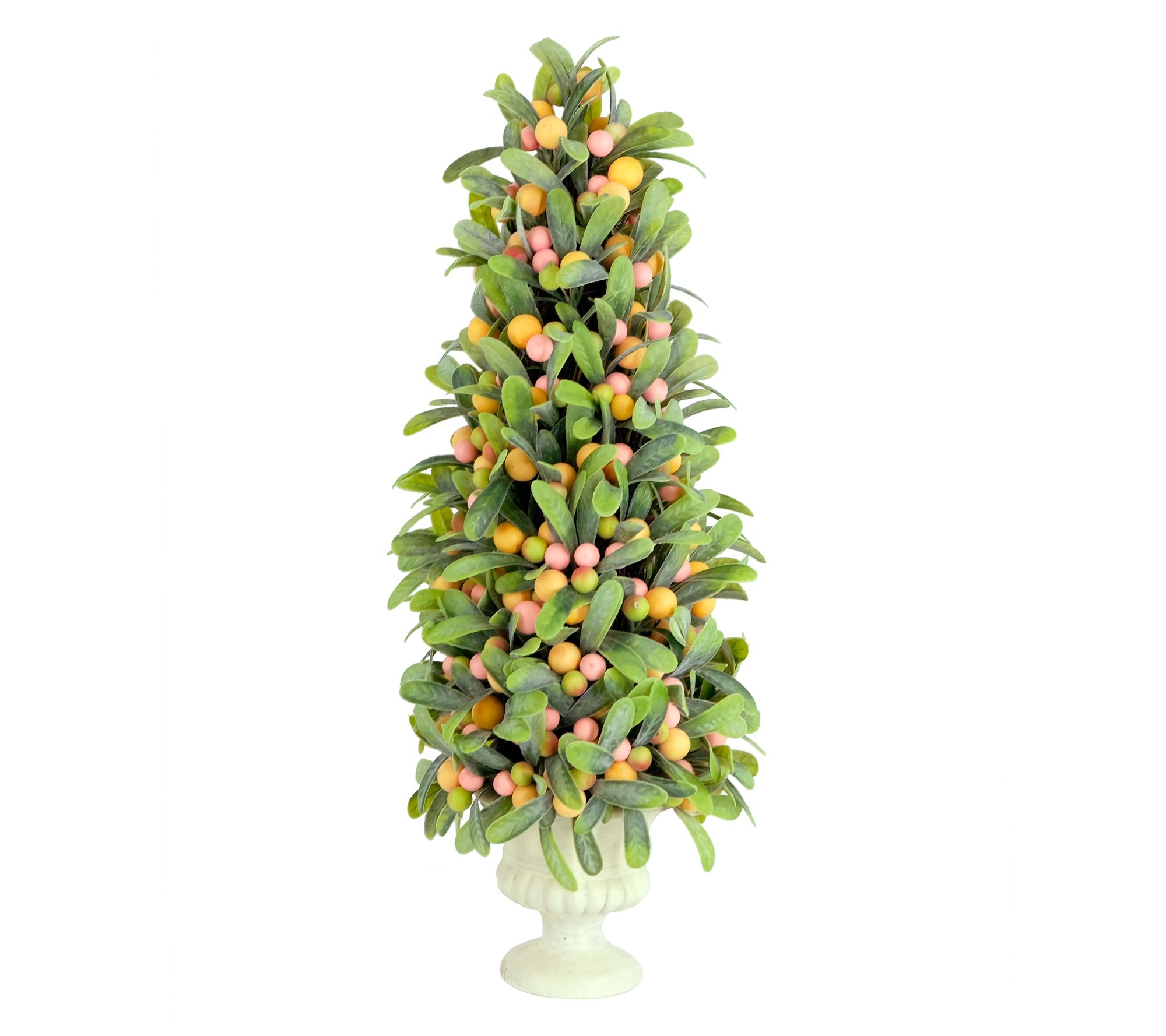 Puleo International 20" Artificial Mini SpringMistletoe Tree